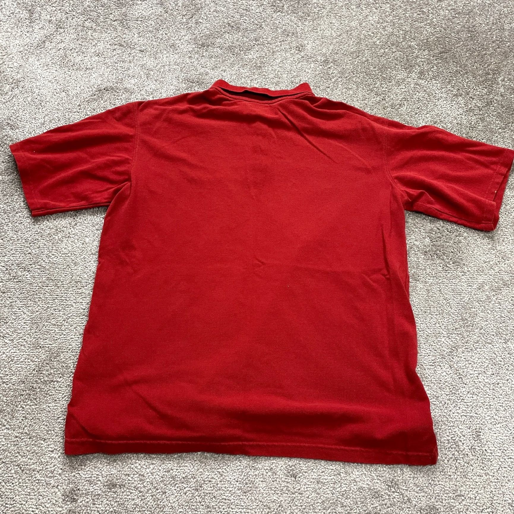 Vintage Columbia Polo Shirt Mens Large Red Short Sleeve Cotton Omn i Wick Size US L / EU 52-54 / 3 - 2 Thumbnail