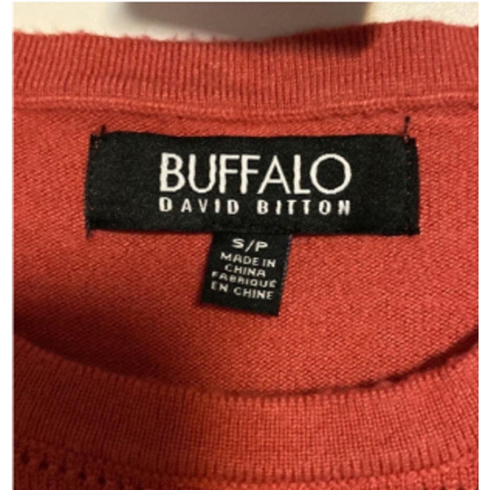 Buffalo David Bitton Textured Minimalist Coral Knit Sweater Buffalo David Bitton Size S / US 4 / IT 40 - 6 Thumbnail