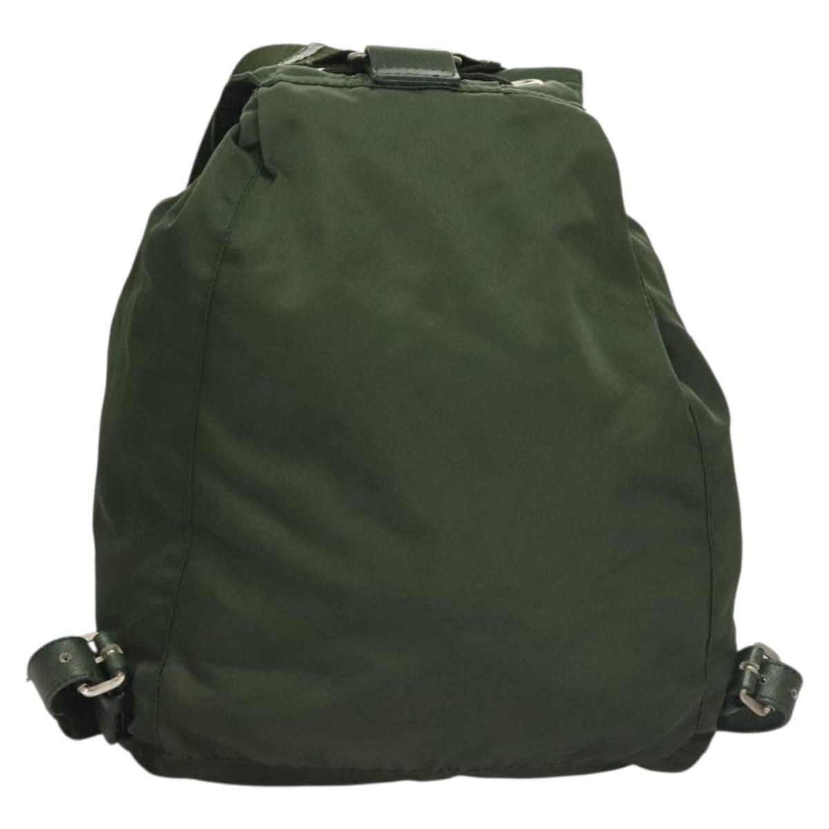 Prada PRADA Backpack Nylon Khaki Silver Size ONE SIZE - 3 Thumbnail