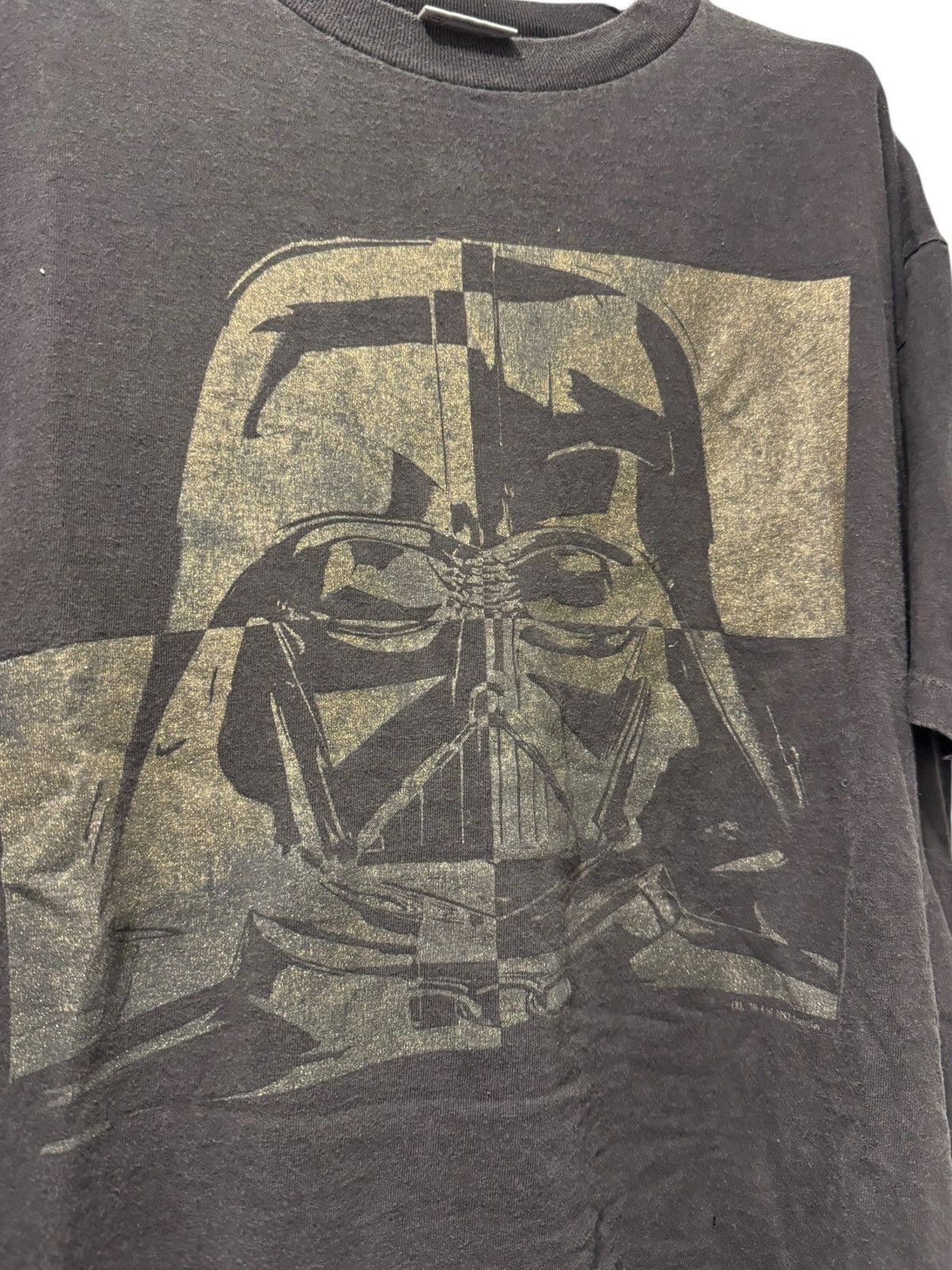 Star Wars *RARE* 1993 STAR WARS DARTH VADER FADED BLACK LUCASFILM TEE Size US XL / EU 56 / 4 - 9 Thumbnail