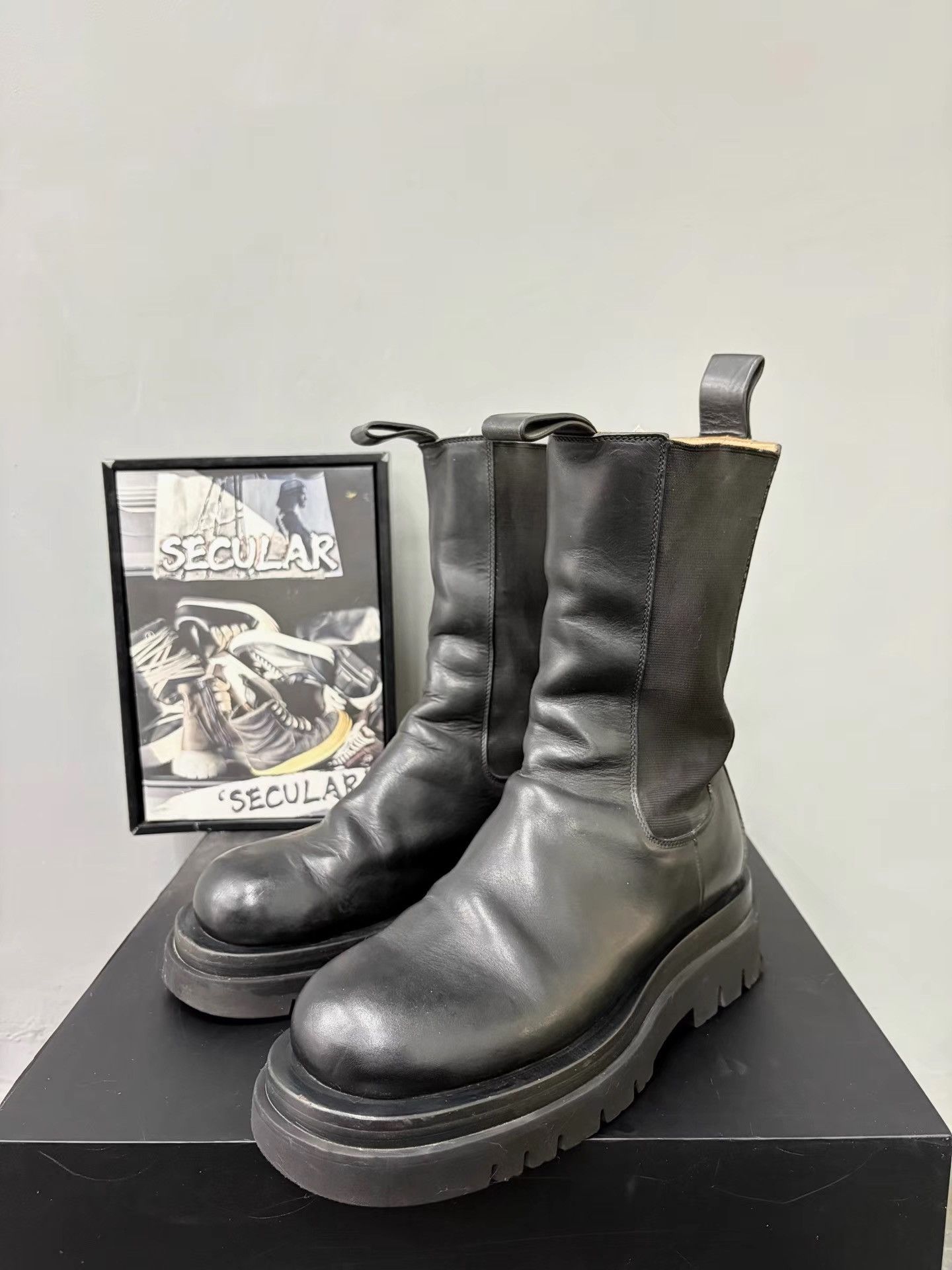 Bottega Veneta Bottega Veneta Lug Chelsea Boots K34 Size US 8 / IT 38 - 3 Thumbnail