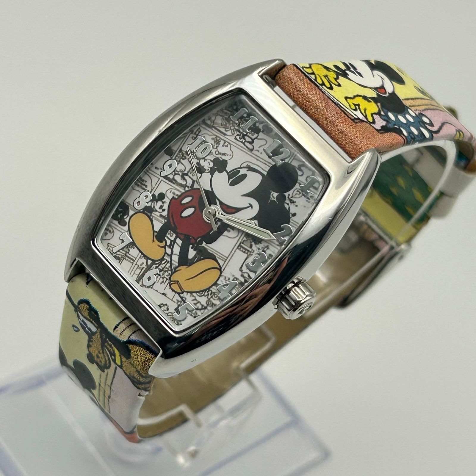 Disney Disney Mickey Mouse "Through the Years Silver St Steel Watch Size ONE SIZE - 1 Thumbnail