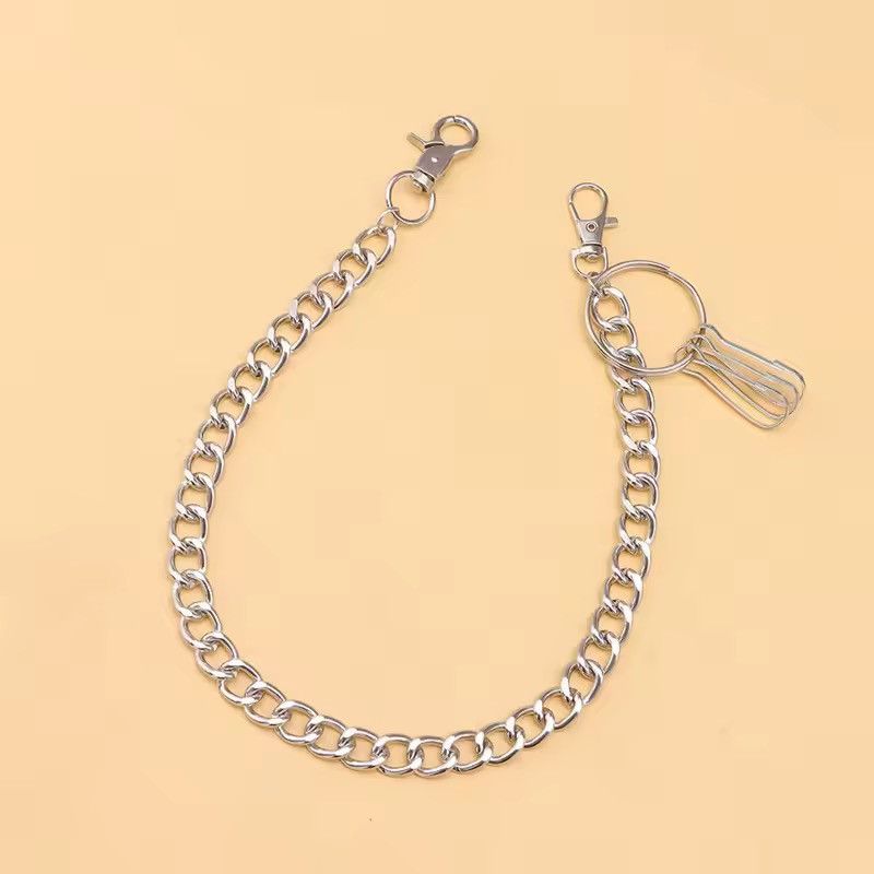 Jewelry 43 cm Chain Belt, Jeans Side Chain - Punk Grunge Size ONE SIZE - 3 Thumbnail