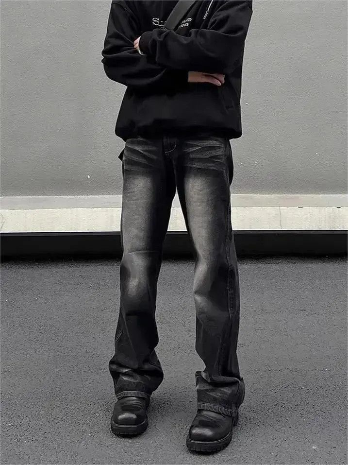 Japanese Brand Minimalist slim fit micro flared jeans Size US 32 / EU 48 - 5 Thumbnail