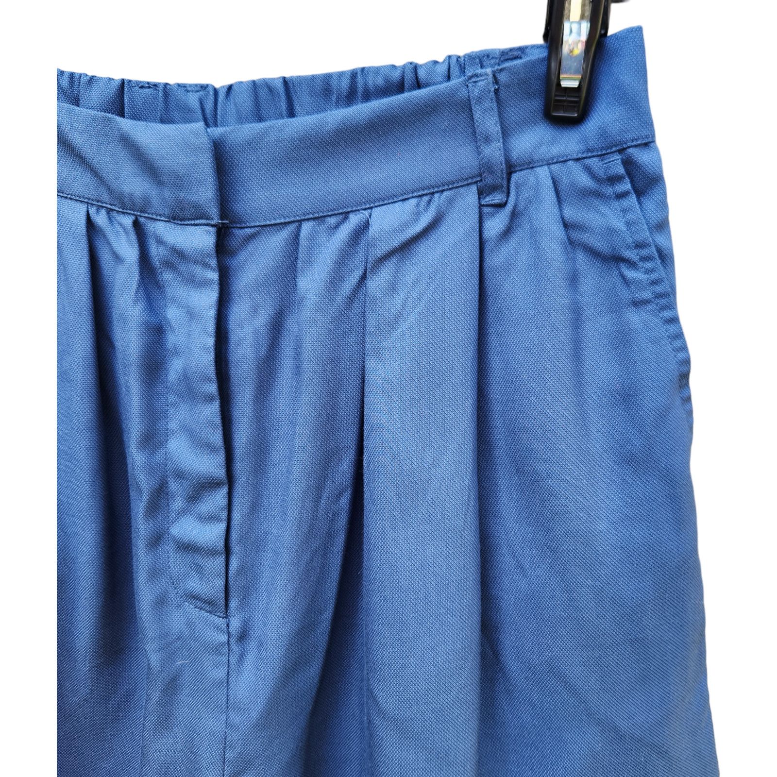 Nordstrom Nordstrom Medium Blue Ensign Shorts Elastic Waist Pocket NWT Size 28" / US 6 / IT 42 - 3 Thumbnail