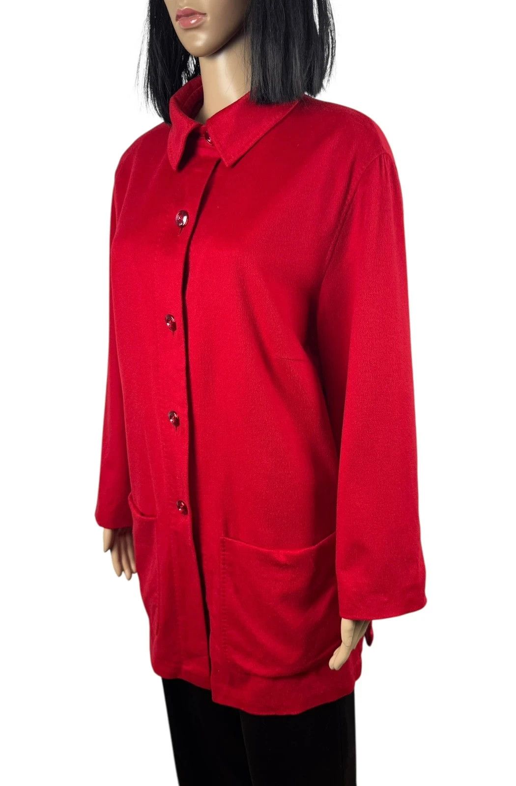 Escada Escada Margaretha Ley 100% Cashmere Coat Collared size 44 Size XL / US 12-14 / IT 48-50 - 5 Thumbnail