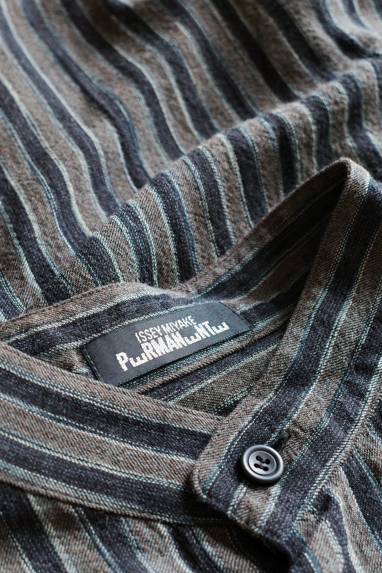 Issey Miyake Issey Miyake Permanente 80s Rayon-Wool Mix Shirt M Size US M / EU 48-50 / 2 - 6 Thumbnail