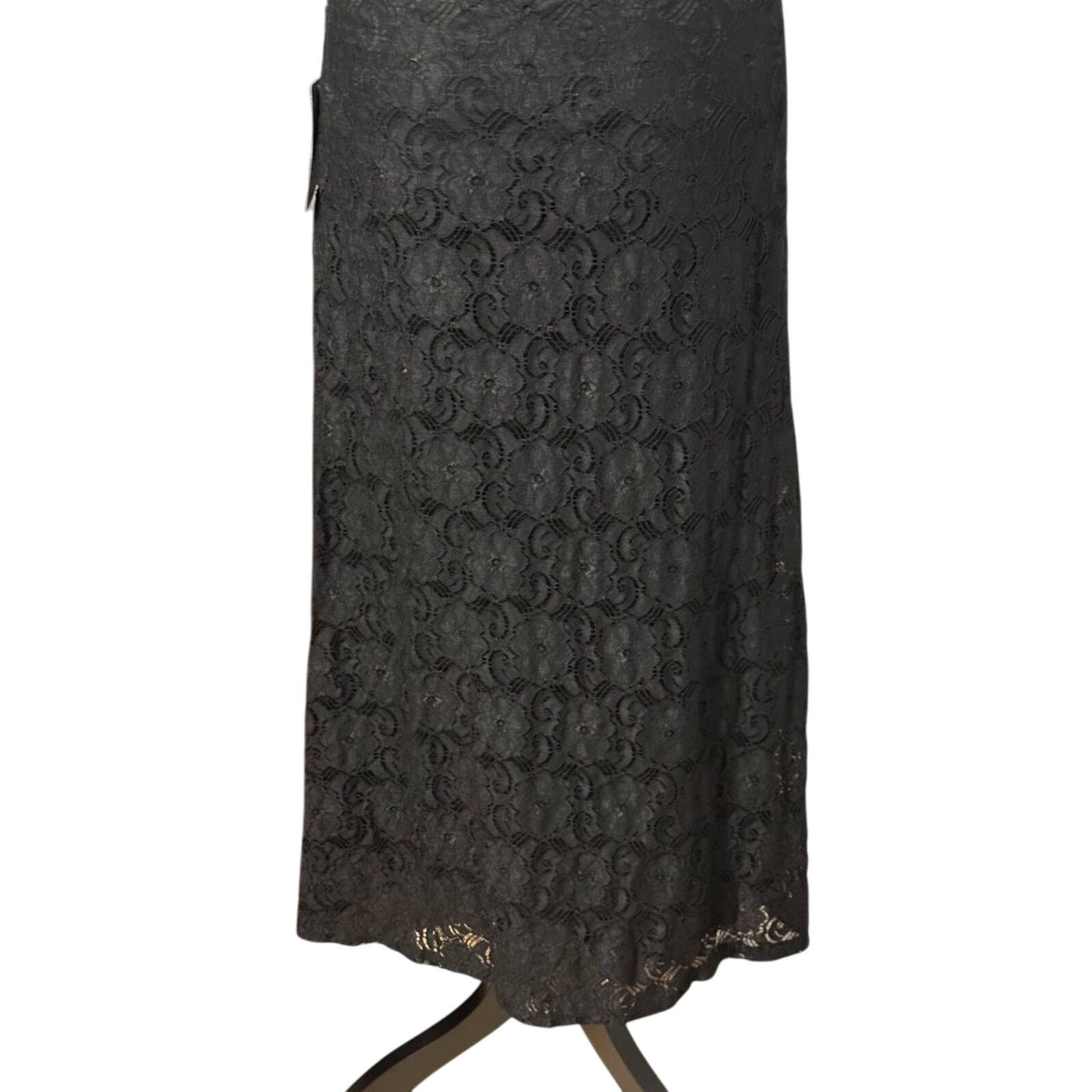 nsr floral lace midi dress Just Me Tie Shoulder Floral Print Lace Midi Dress