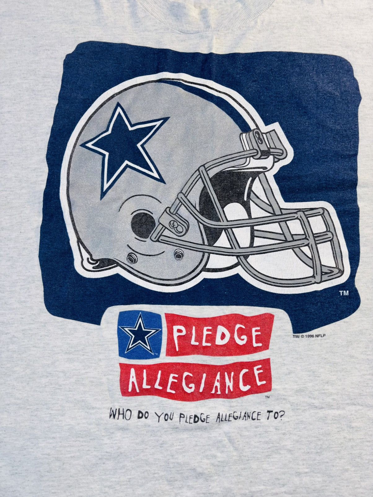 Fruit Of The Loom Dallas Cowboys tshirt 1996 Size US XL / EU 56 / 4 - 2 Thumbnail