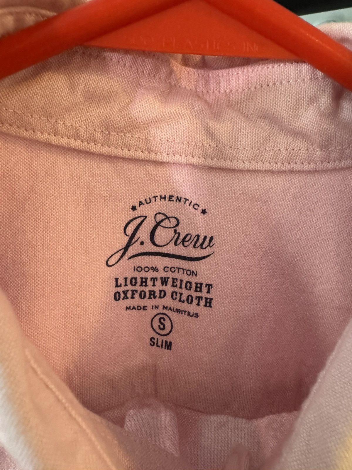 J.Crew J.Crew Slim Oxford Button Down Shirt S Pink Size US S / EU 44-46 / 1 - 3 Thumbnail