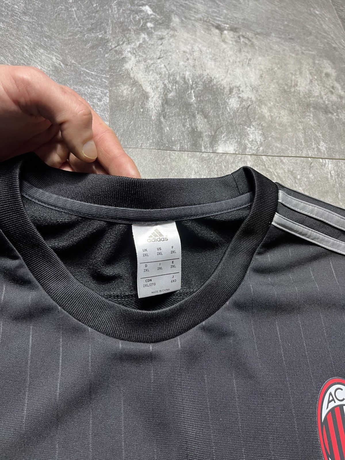 Adidas Adidas AC Milan 2015 2016 Football Soccer Traning Jersey Size US XXL / EU 58 / 5 - 4 Thumbnail