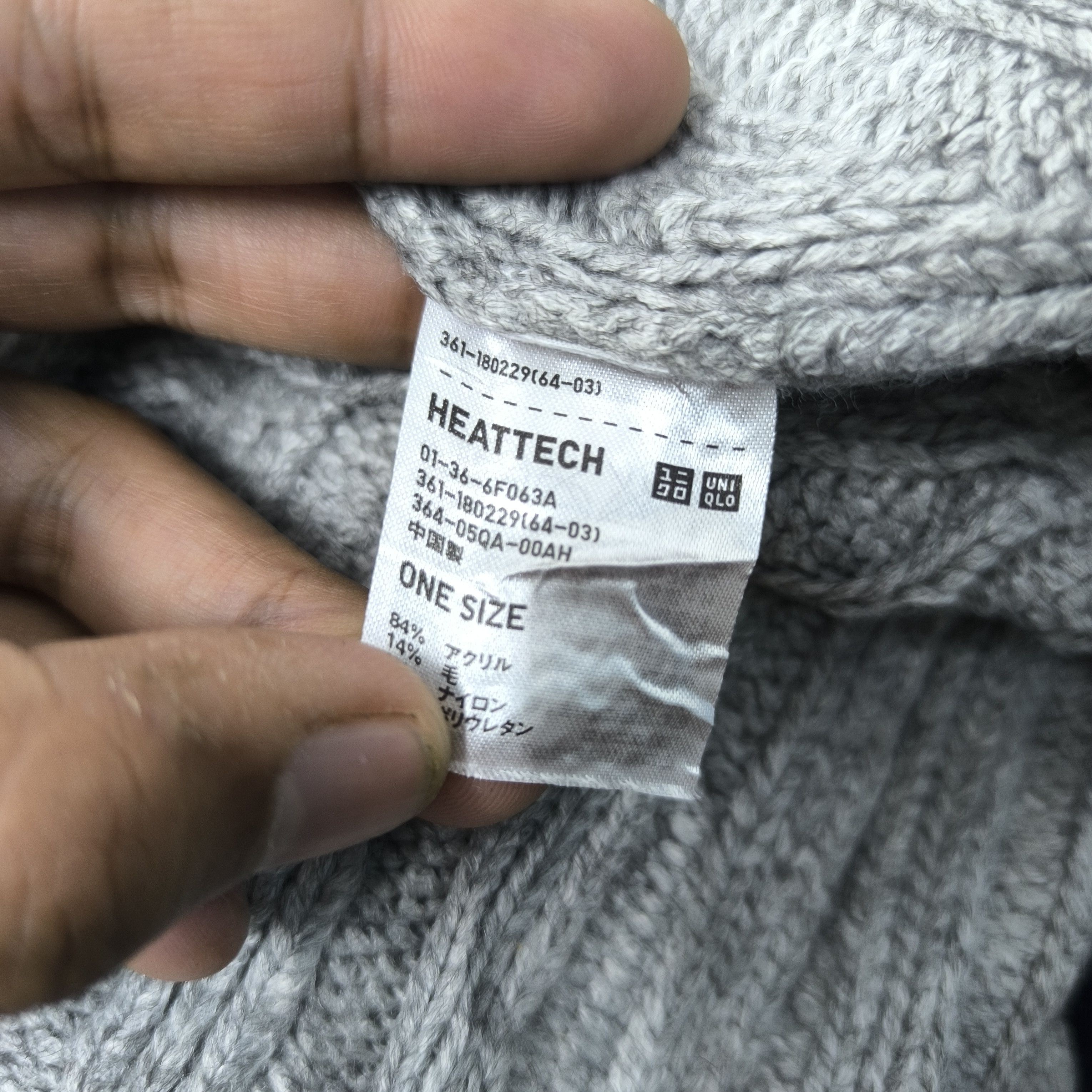 Japanese Brand 💥 Japanese brand uniqlo heattech beanie hat Size ONE SIZE - 3 Thumbnail