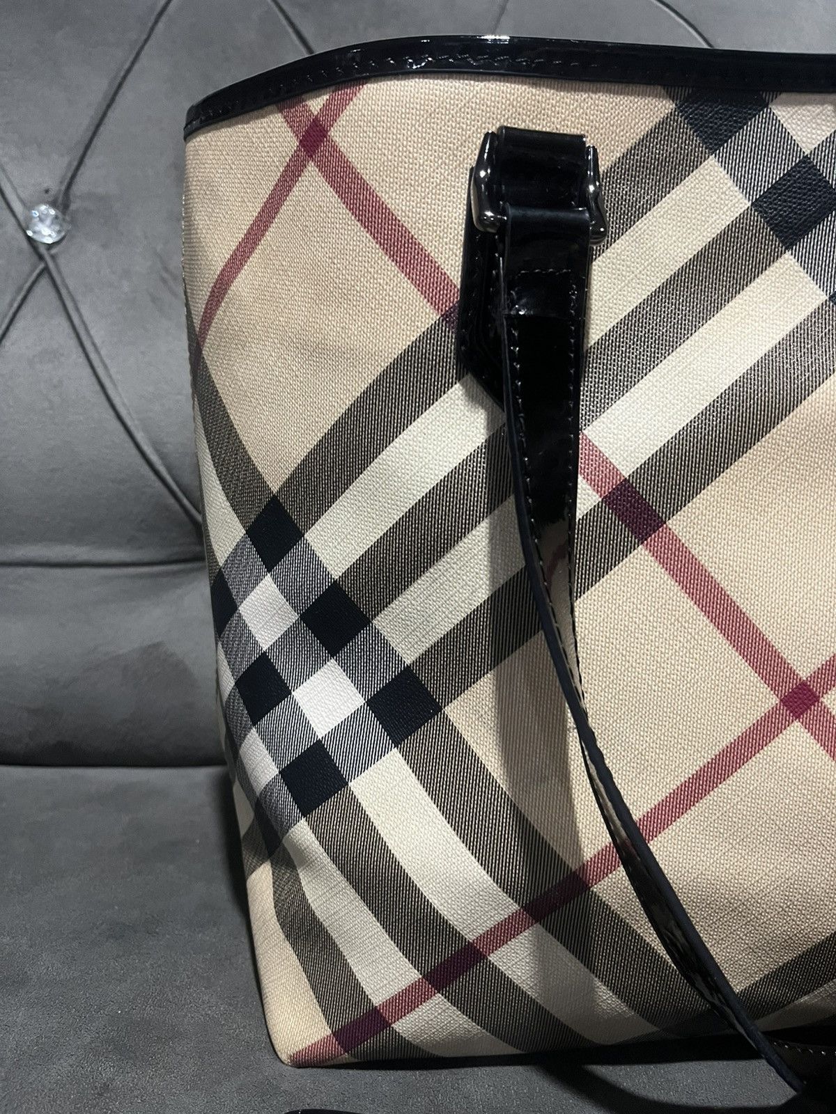 Burberry BURBERRY Supernova Check Tote Bag Size ONE SIZE - 23 Thumbnail
