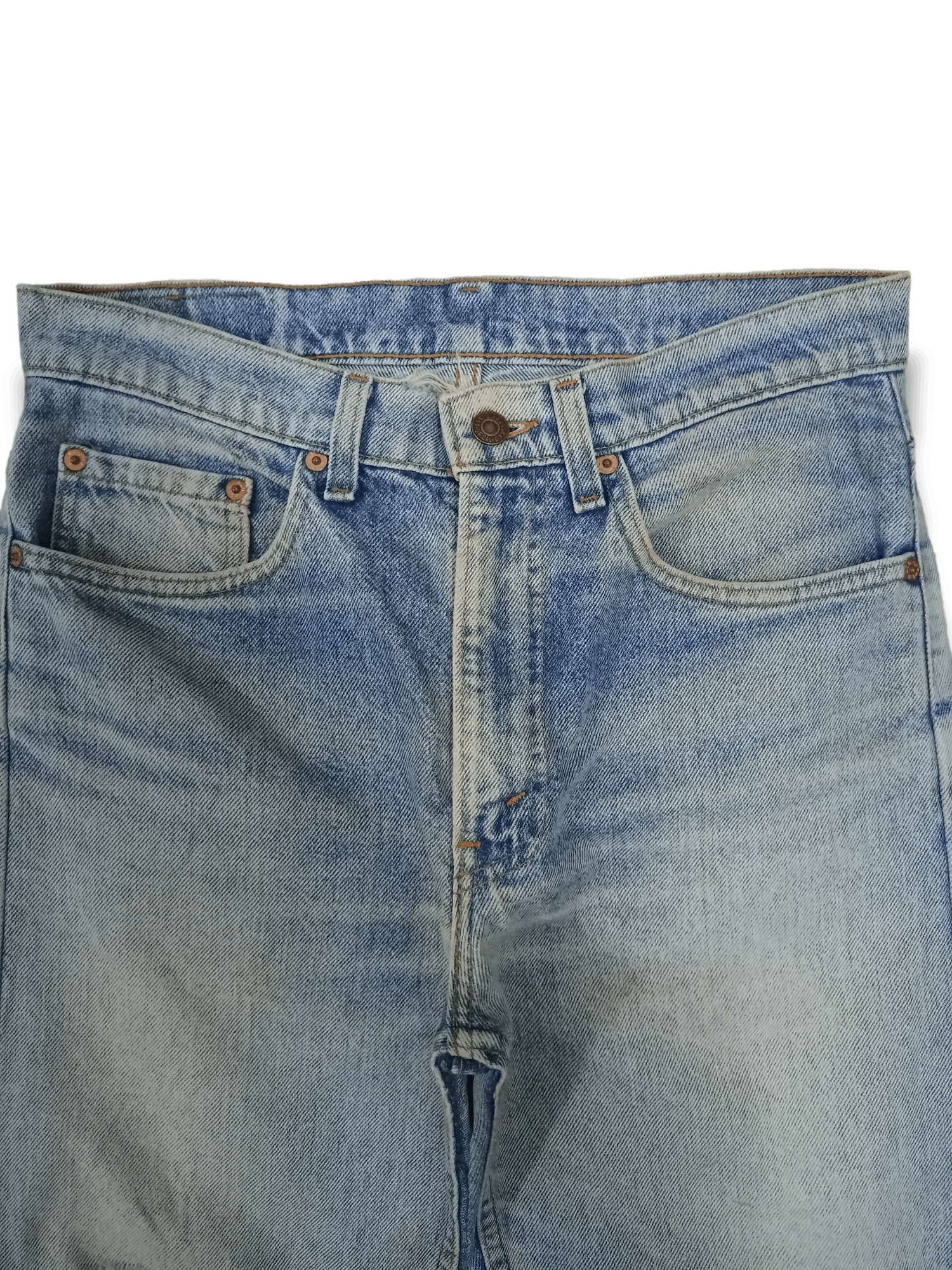 Levi's × Levi's Vintage Clothing Vintage 90s Levis 505 Light Wash Distressed Loose Jeans Size US 31 - 4 Thumbnail