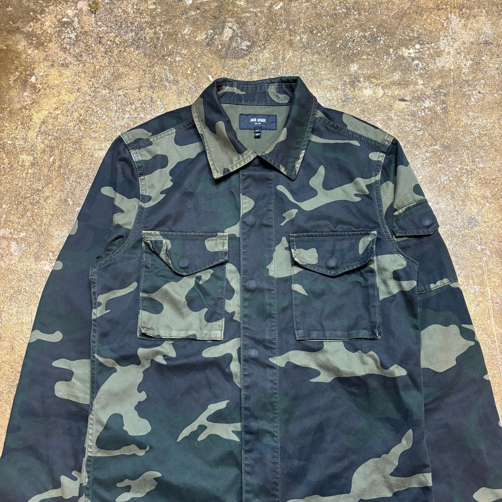Jack Spade Jack Spade Camo Riverton Shirt Jacket Men's XS Military Size US XS / EU 42 / 0 - 2 Thumbnail