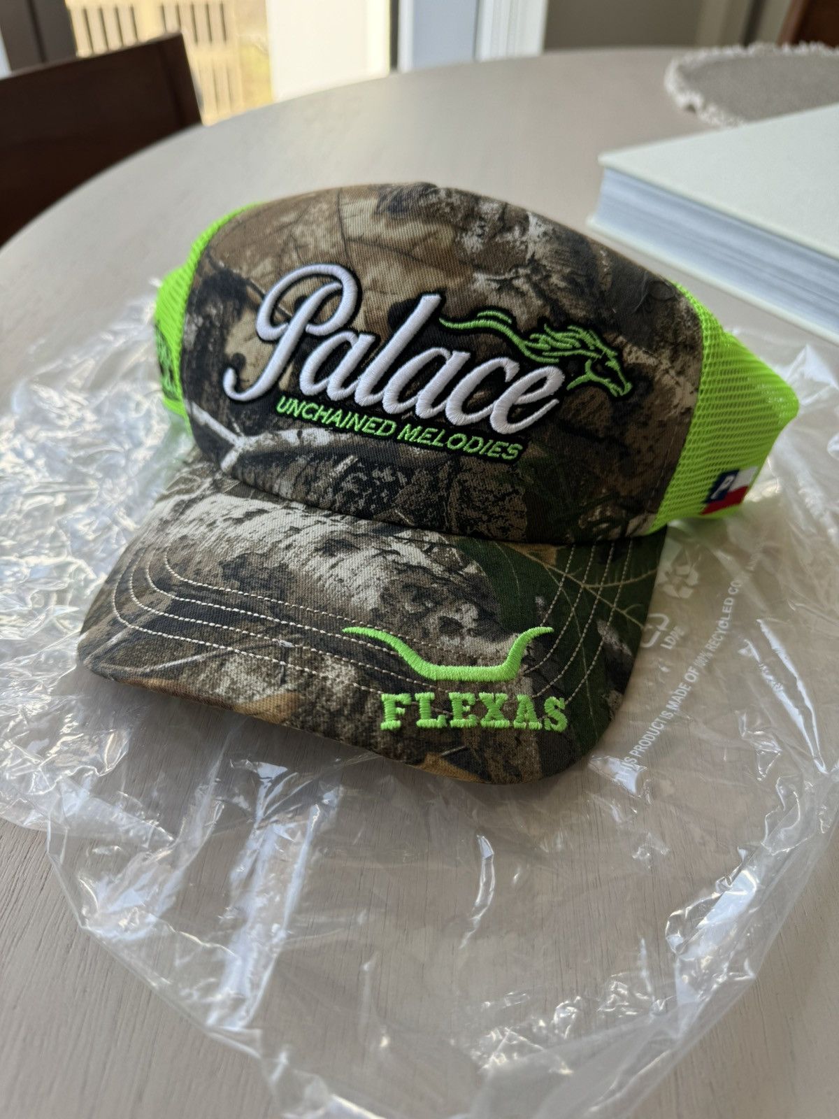 image of Palace Horsepower Trucker Realtree Edge Snap-Back Hat in Camo, Men's