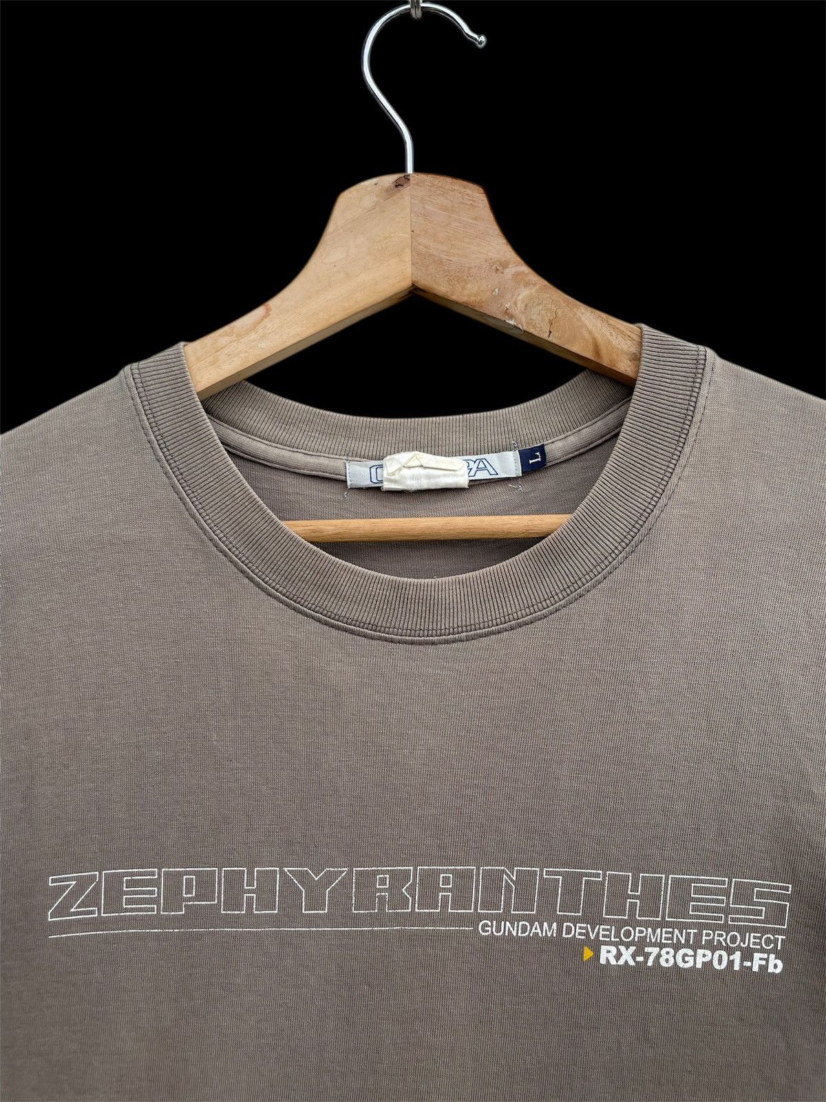 Anime RARE🔥 Vintage Gundam Development Project Zephyranthes Size US L / EU 52-54 / 3 - 10 Thumbnail