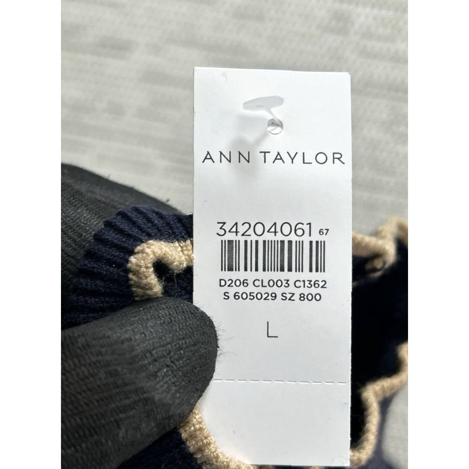 Ann Taylor Ann Taylor Sweater Women's Large Blue Raglan Sleeve Mock Neck Knit Pullover Winter Spring Casual Business Size L / US 10 / IT 46 - 5 Thumbnail