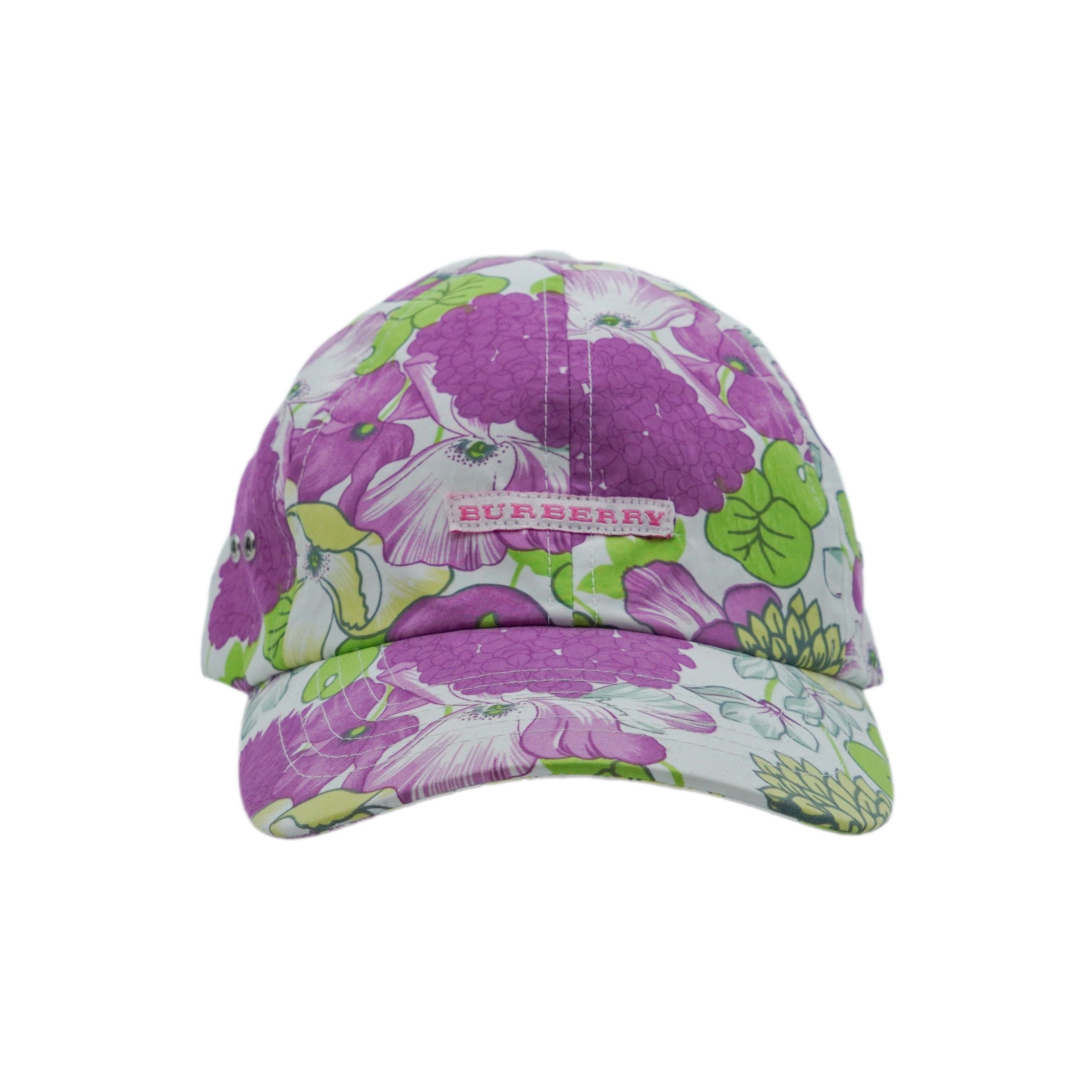 Burberry Burberry London Multicolor Floral Print Logo Baseball Cap Size ONE SIZE - 2 Thumbnail