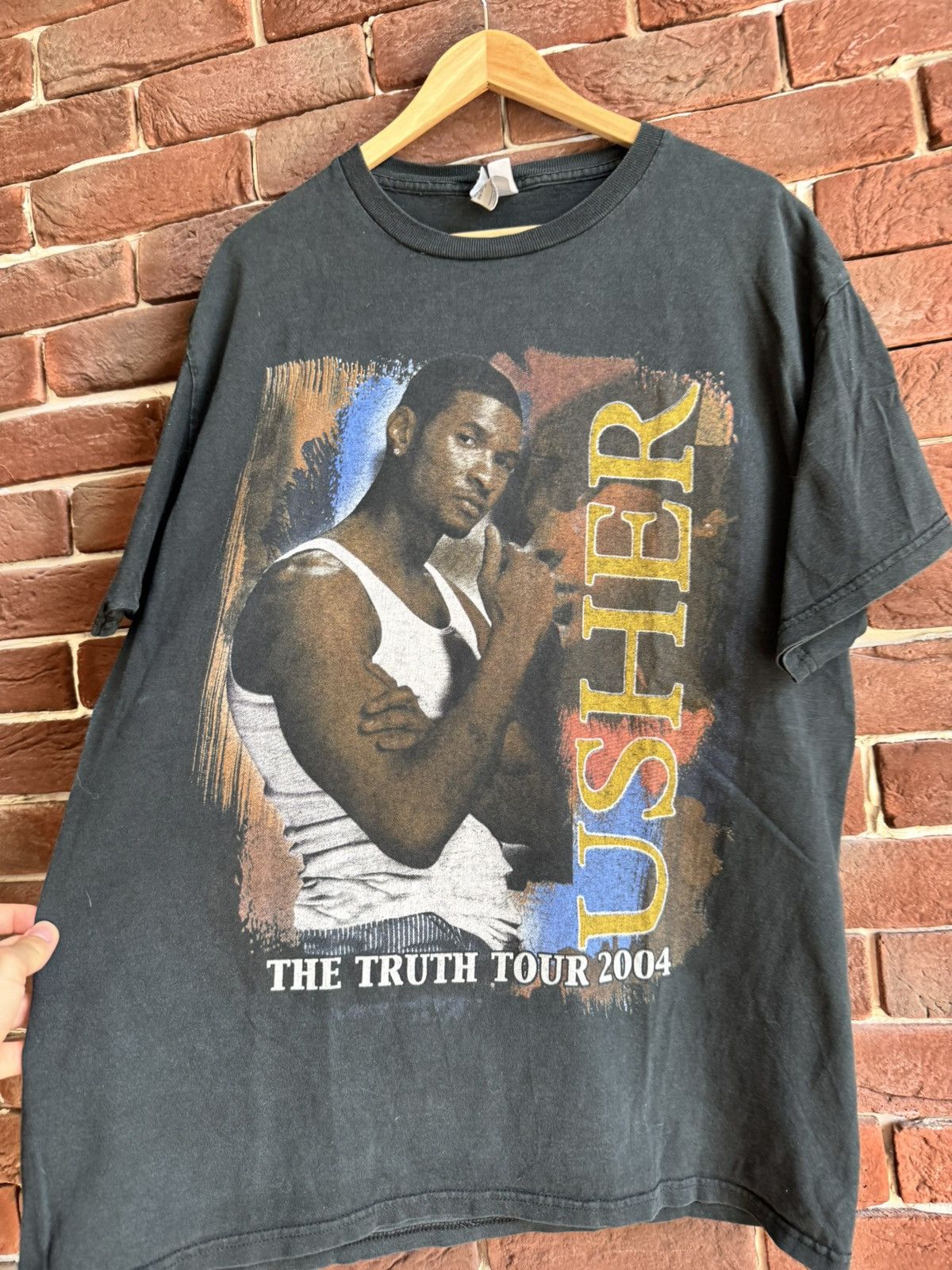 Vintage Vintage 2004 Usher and Kanye West The Truth Tour Rap Tee Size US L / EU 52-54 / 3 - 5 Thumbnail