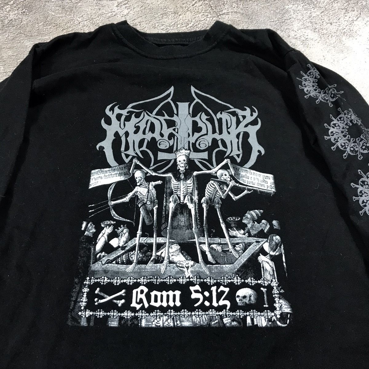 Vintage Vintage Y2K Graphic Tee Horror Skull All Over Print Grunge L Size US L / EU 52-54 / 3 - 2 Thumbnail