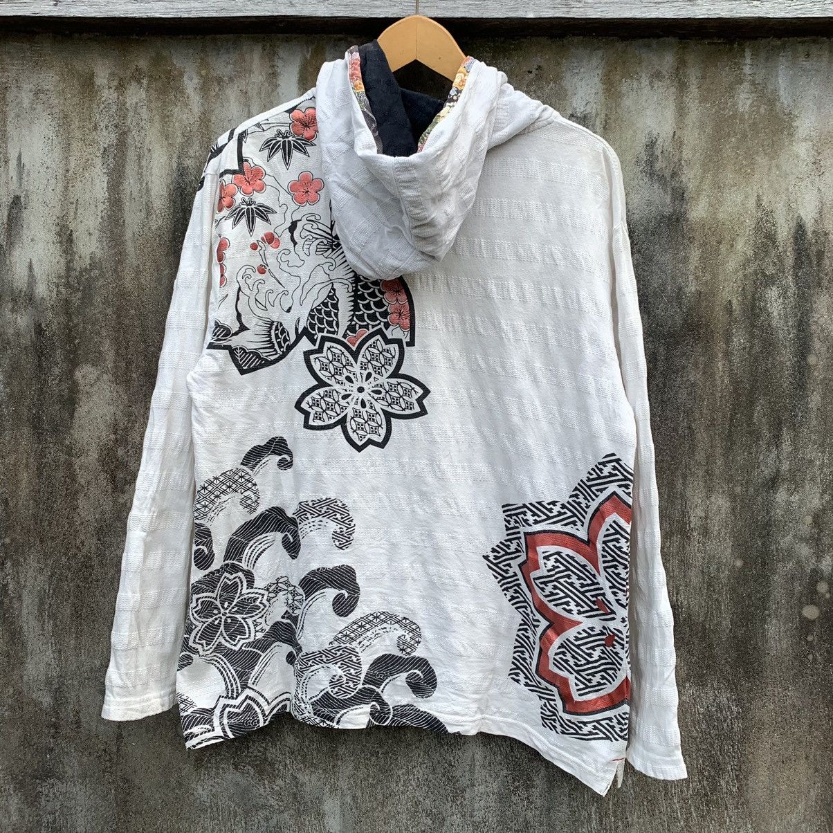 Japanese Brand VINTAGE JAPANESE TRADITIONAL SUKAJAN KOI ZIPHOODIE Size US L / EU 52-54 / 3 - 2 Thumbnail