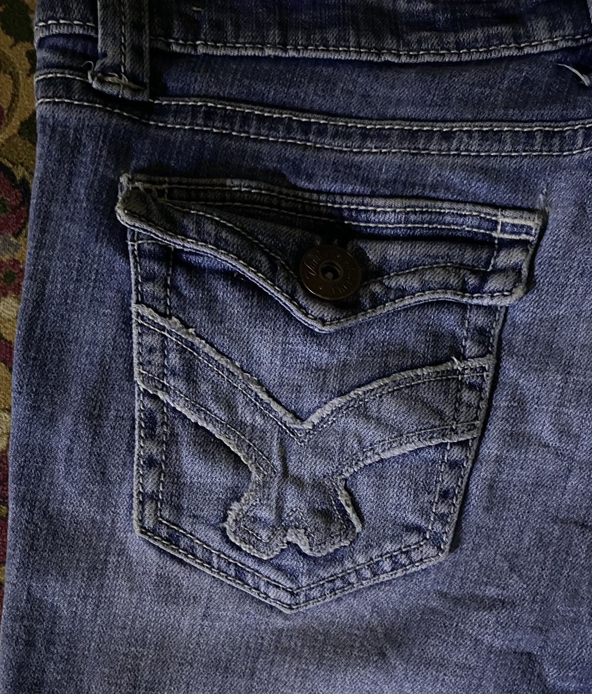 If Six Was Nine × Japanese Brand × Le Grande Bleu (L.G.B.) 🔥FLARE🔥Japanese Brand Vanity Premium Super Flare Denim Size US 33 - 4 Thumbnail