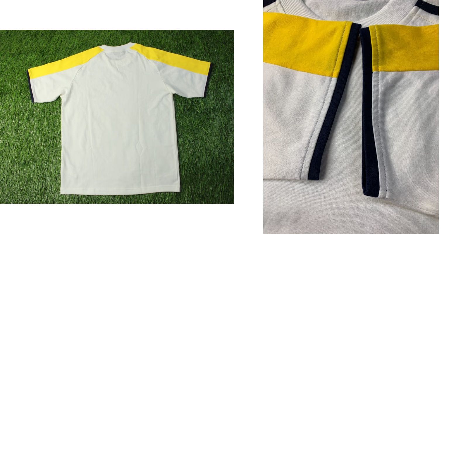 Nike NIKE Shirt M White Black Yellow 2005 vtg Casual Crew Neck Short Sleeve Jersey T-Shirt Men Medium User-Provided Details Size US M / EU 48-50 / 2 - 8 Thumbnail