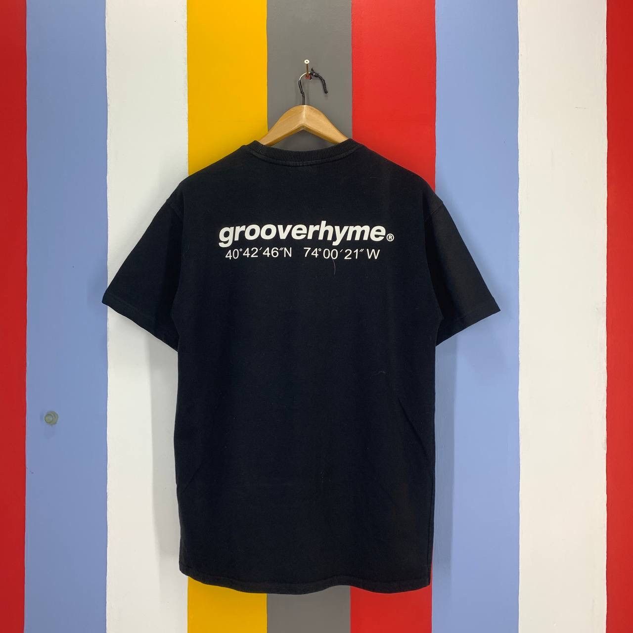 Japanese Brand GROOVERHYME Streetwear Crew Neck T Shirt #2243/20 Size US M / EU 48-50 / 2 - 1 Thumbnail