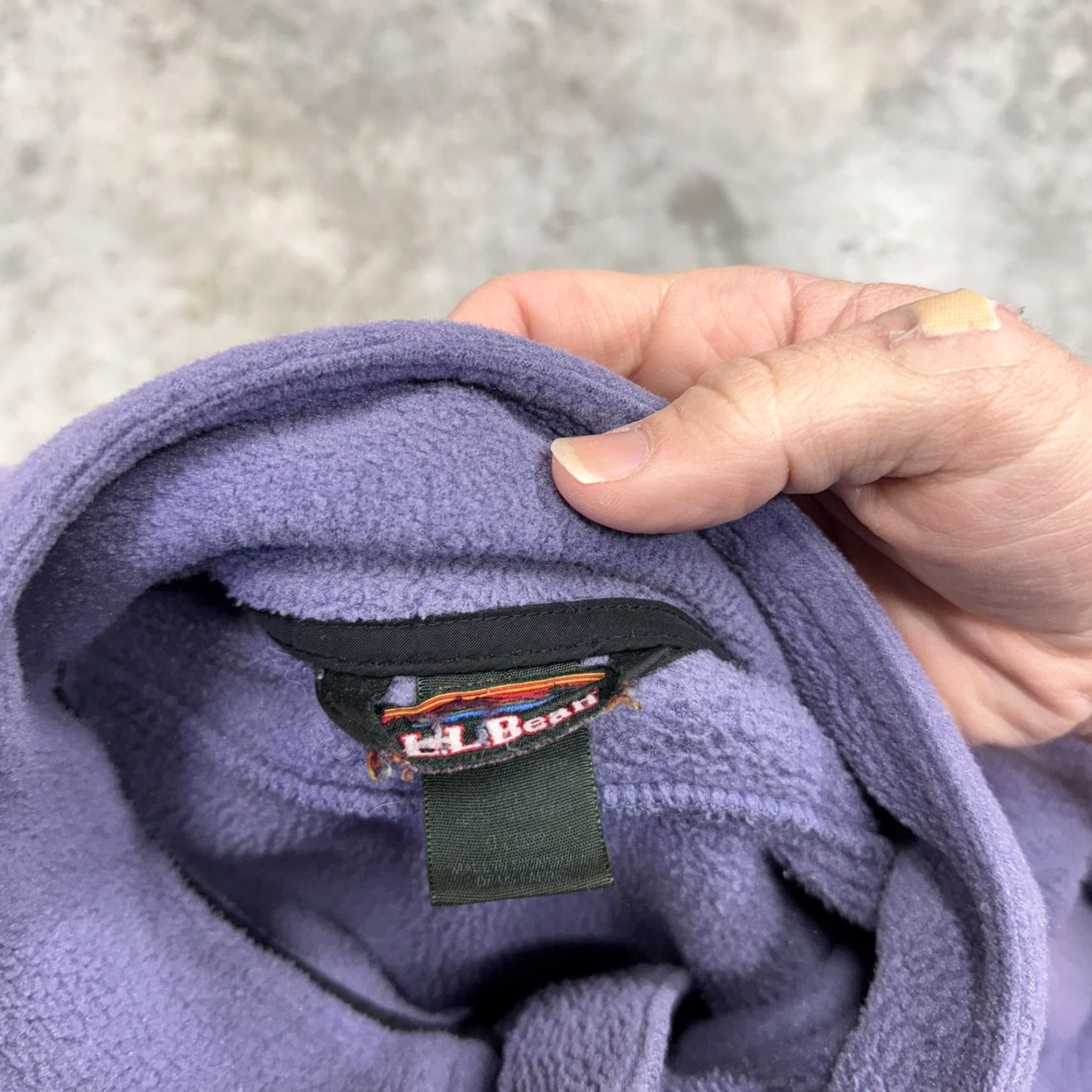 Vintage VINTAGE L.L. Bean Fleece Jacket Womens XL Purple Full Zip Collared Pockets Cozy Outdoors Size XL / US 12-14 / IT 48-50 - 2 Thumbnail