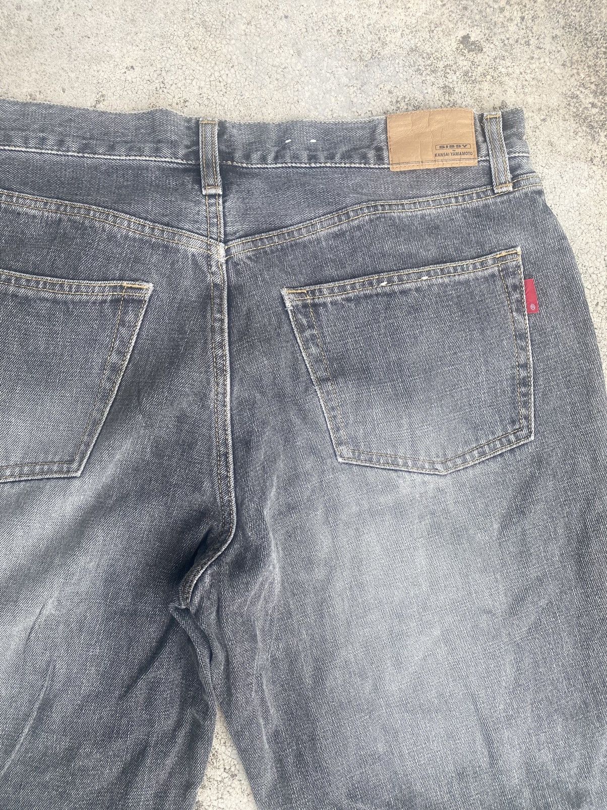 Kansai Yamamoto Loose Baggy Jeans