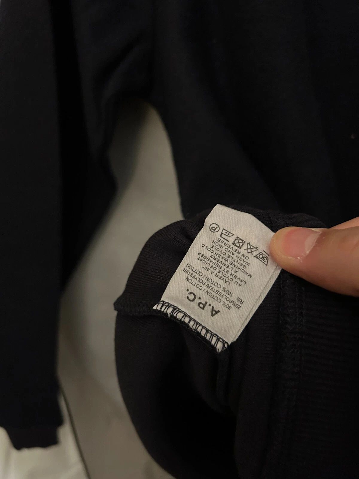 A.P.C. a.p.c. Sam sweatshirt navy crew Size US L / EU 52-54 / 3 - 4 Thumbnail