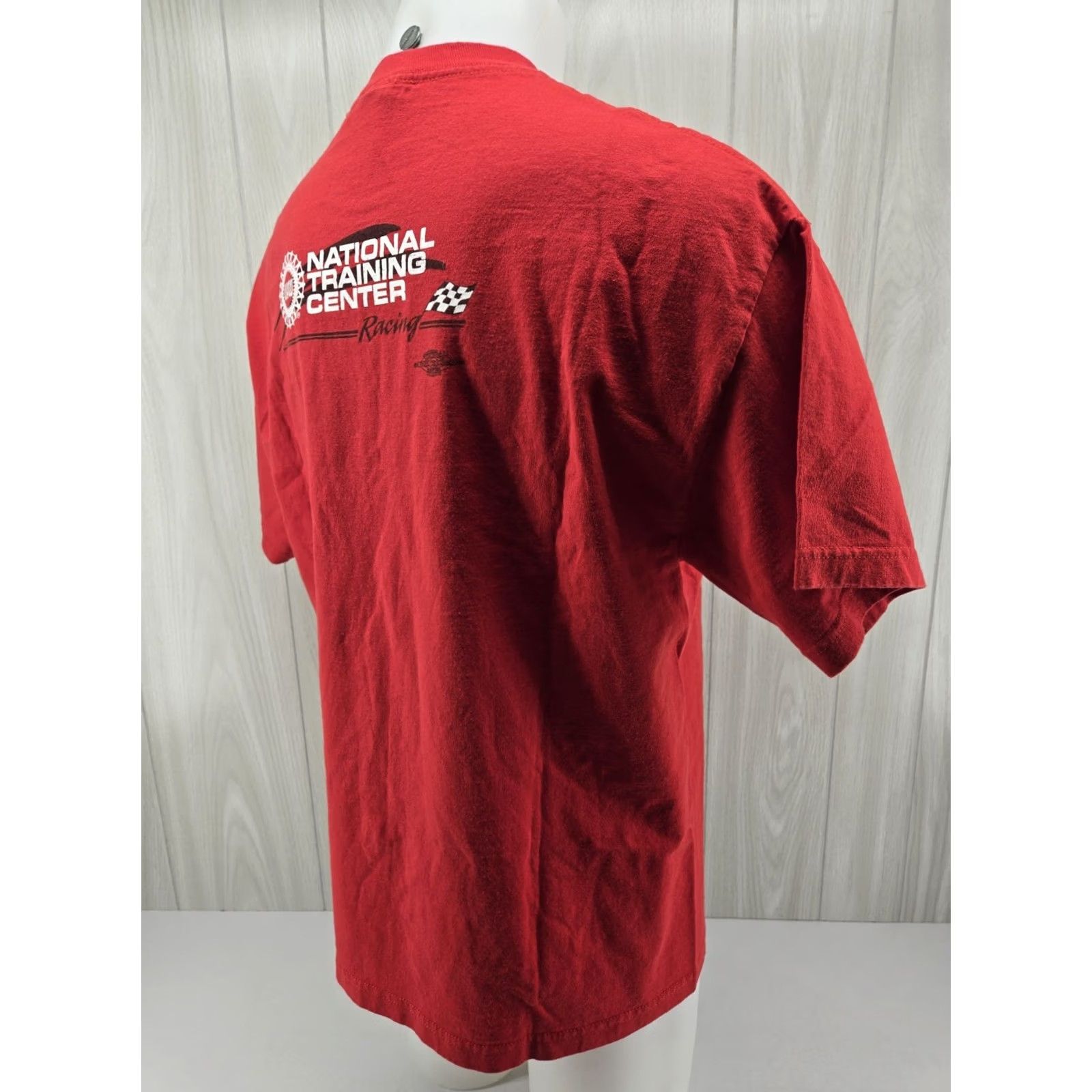 Vintage VINTAGE UAW Shirt Men's Red XL National Training Center Evernham Motorsports T-Shirt Size US XL / EU 56 / 4 - 7 Thumbnail