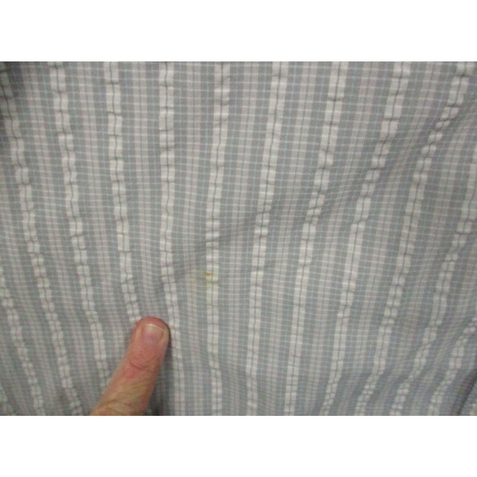 Patagonia Patagonia Shirt Mens 2XL Gray White Short Sleeve Button-Up Organic Cotton Blend Size US XXL / EU 58 / 5 - 6 Thumbnail