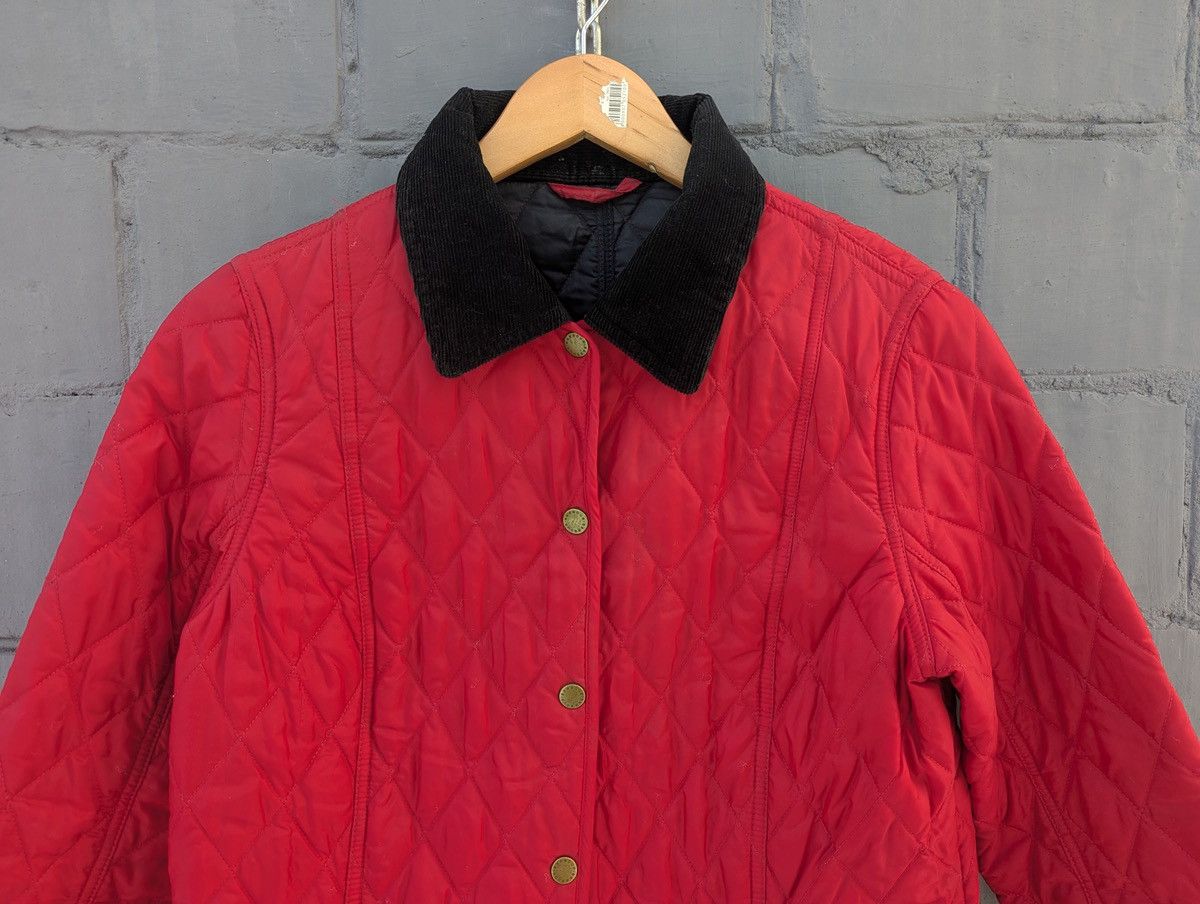 Barbour Barbour Quilted Jacket Summer Liddesdale Women's Red 38 size Size M / US 6-8 / IT 42-44 - 3 Thumbnail