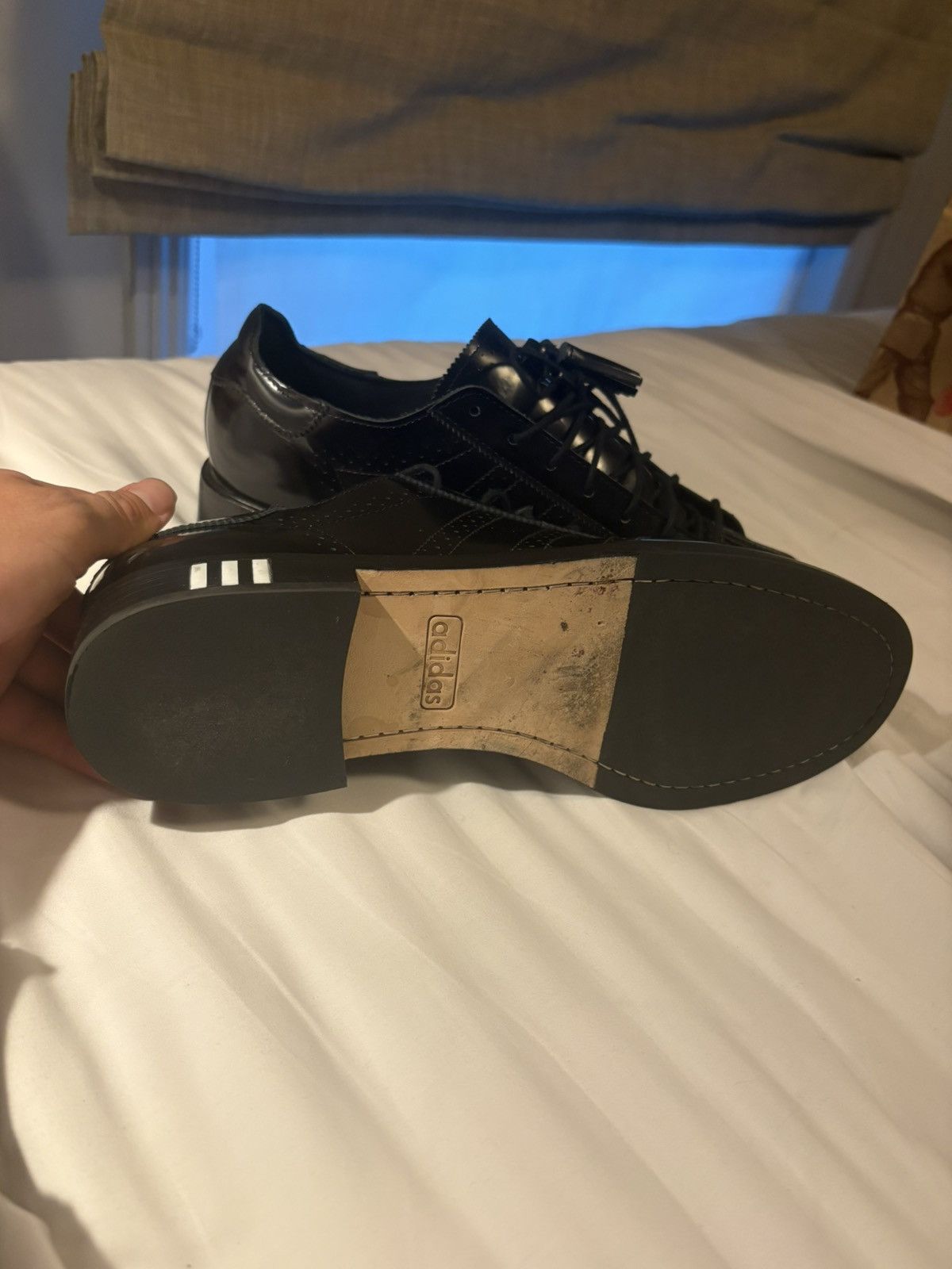 Adidas adidasadidas x CLOT Dress Superstar 'Black White' Size US 13 / EU 46 - 2 Thumbnail