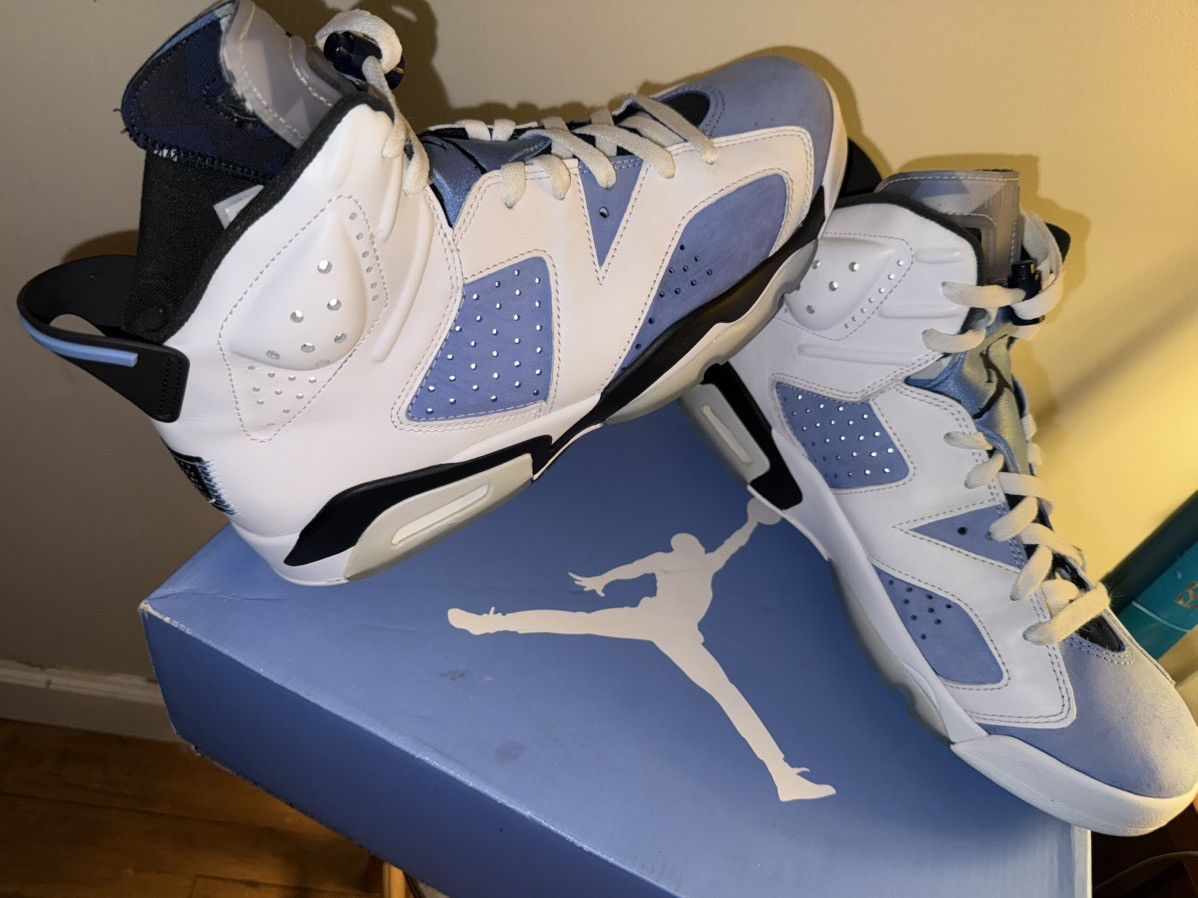 Jordan Brand Air Jordan 6 Retro “UNC Home” VVNDS! OG Box, Lace Locks sz9 Size US 9 / EU 42 - 14 Thumbnail