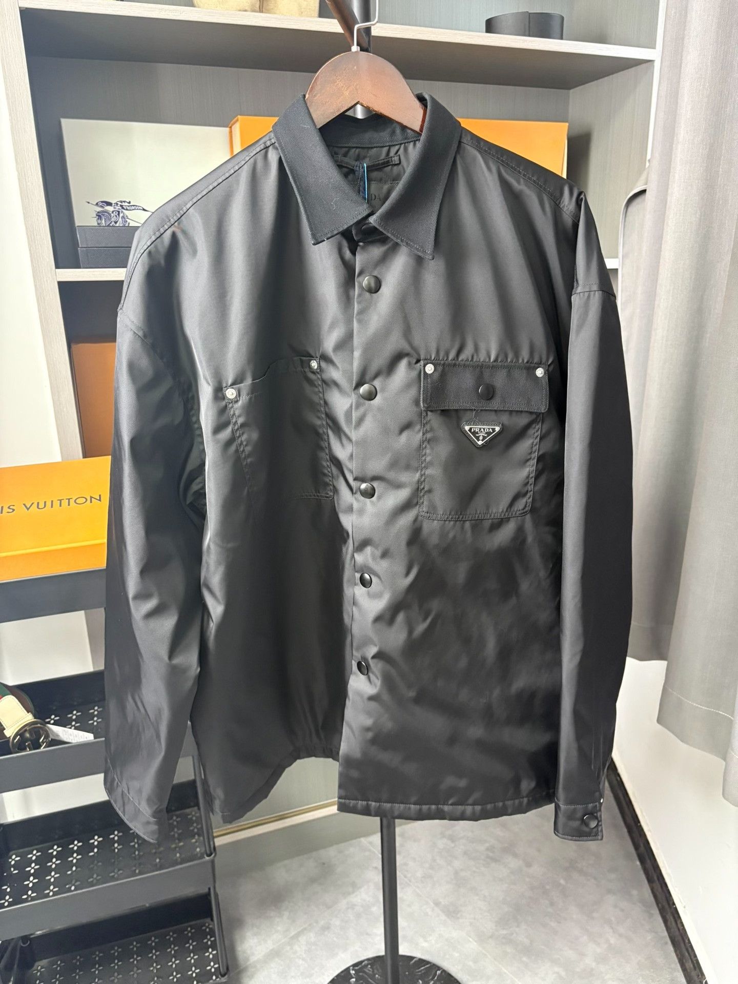 Prada Prada Black Light Jacket Art.SGV732 | Grailed