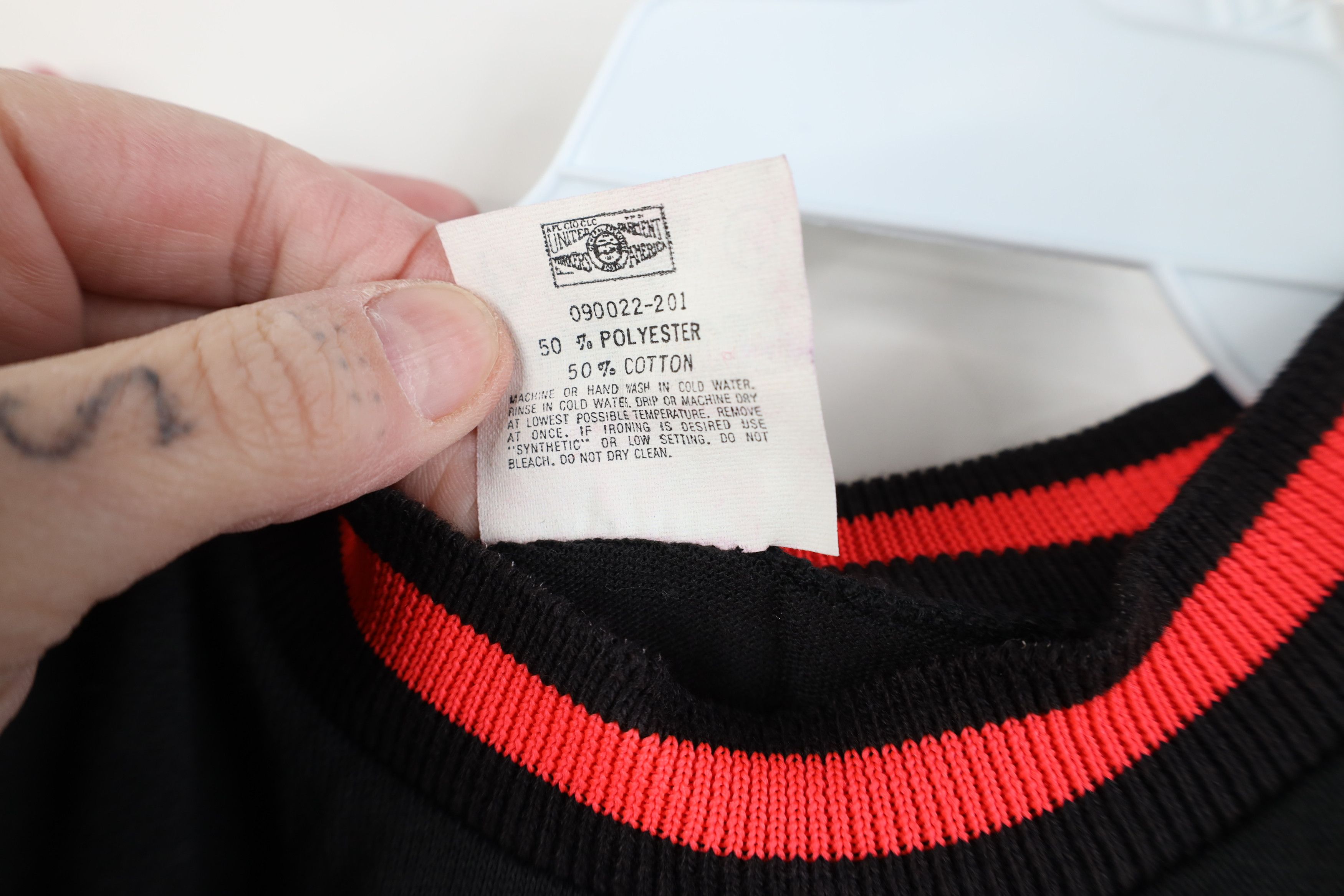 Vintage Vintage 80s 90s Brunswick Bowling Knit T-Shirt Black USA Size US M / EU 48-50 / 2 - 10 Thumbnail