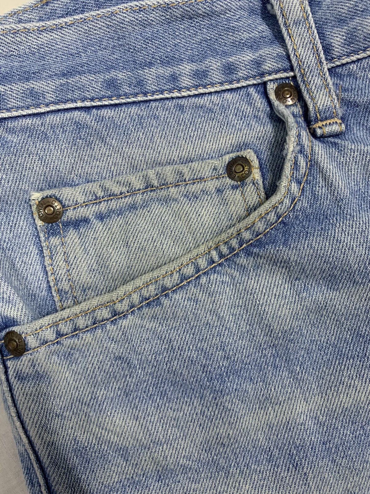 Edwin Vintage 90s Edwin Classic Rusty Mud Wash Distressed Jeans Size US 34 / EU 50 - 6 Thumbnail