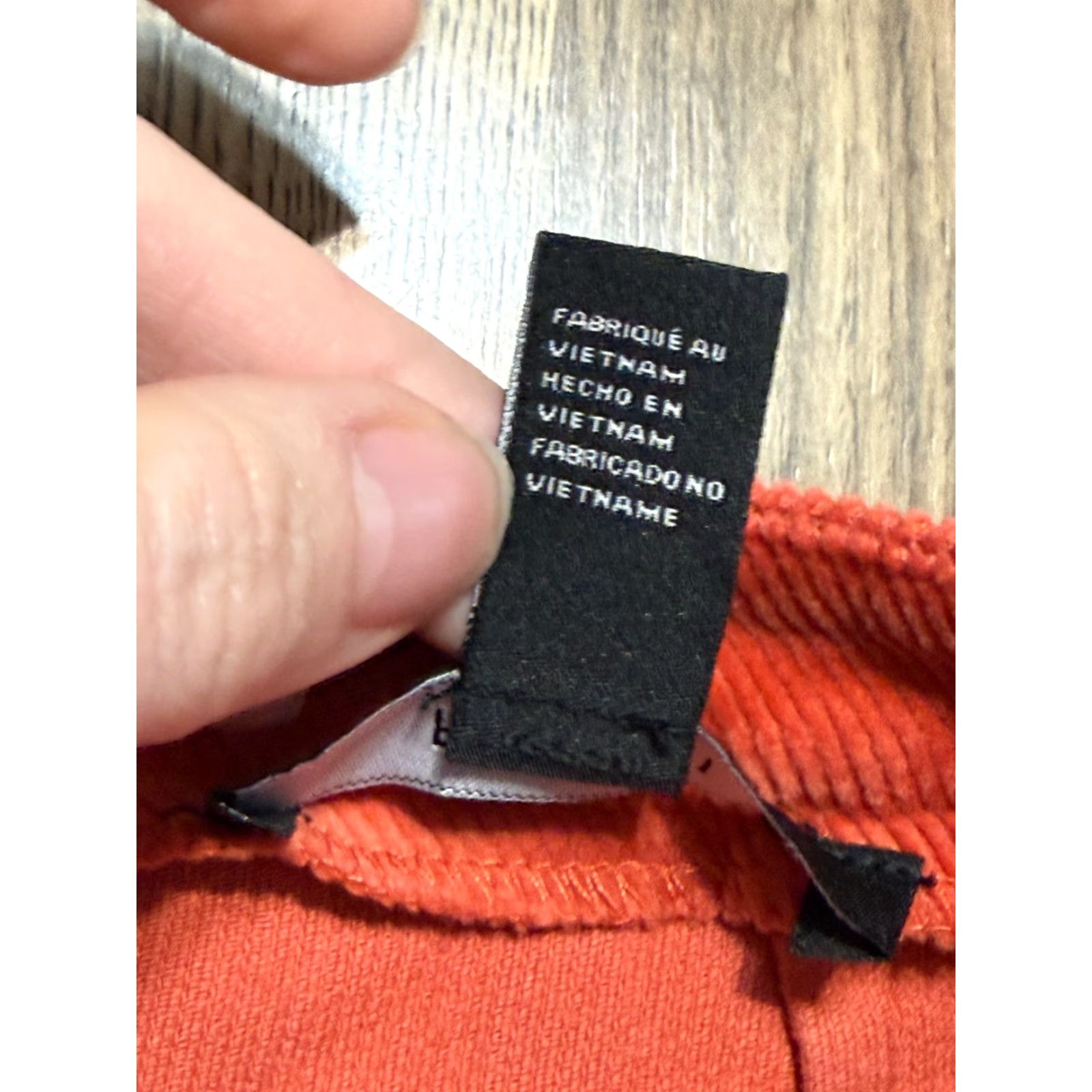 Forever 21 FOREVER 21 Skirt Womens Size S Orange Corduroy A-Line Back Zip NWT Size 28" / US 6 / IT 42 - 6 Thumbnail