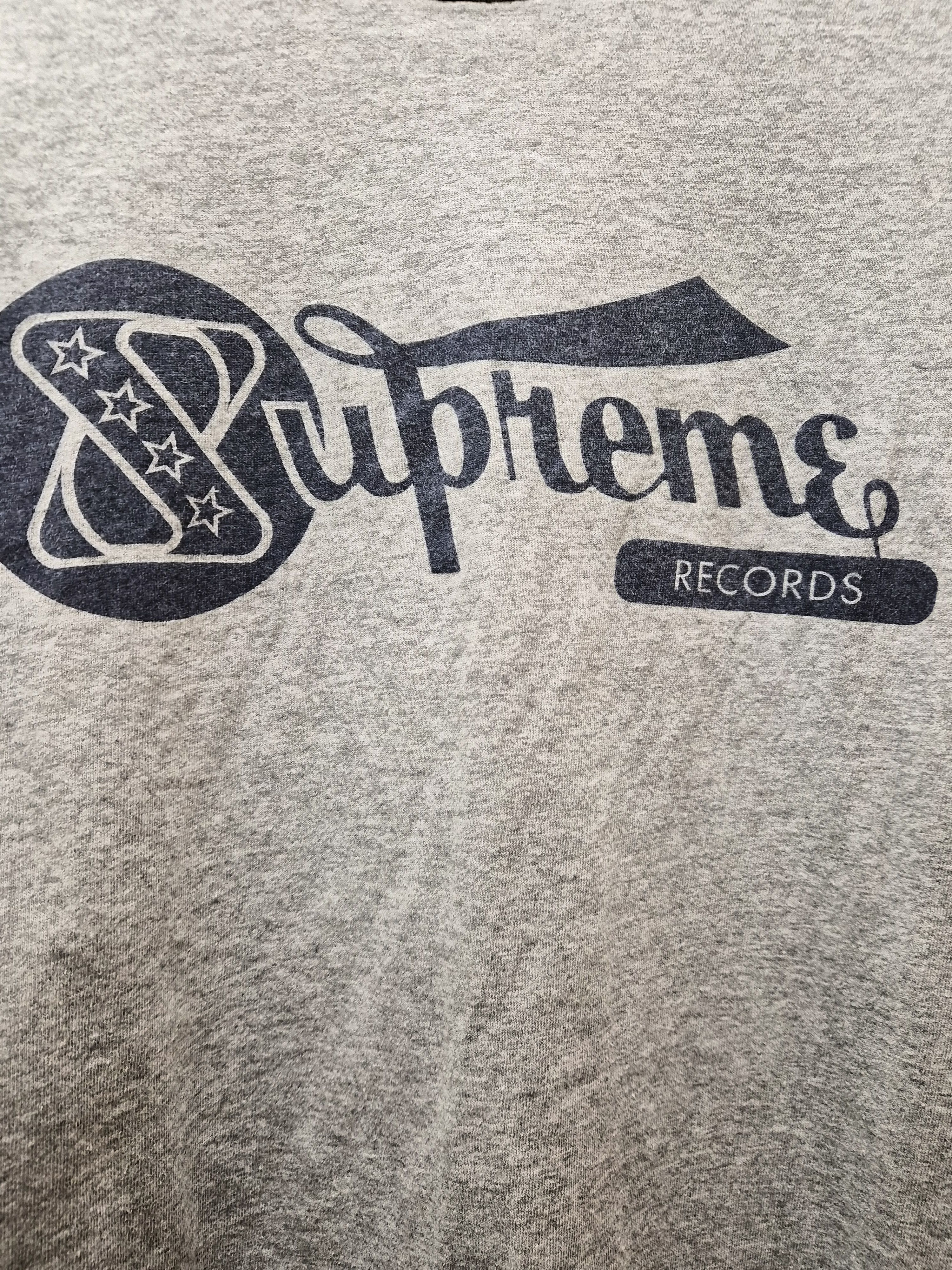 Supreme Supreme Records Tee Size US M / EU 48-50 / 2 - 2 Thumbnail