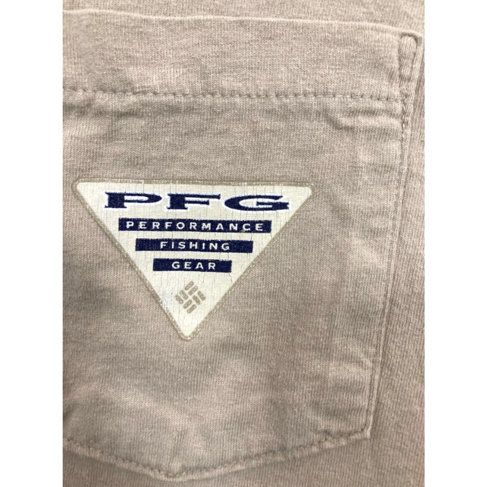 Vintage Columbia PFG T-Shirt Mens Medium Beige Shirt Short Sleeve Crew Neck Pullover Size US M / EU 48-50 / 2 - 2 Thumbnail