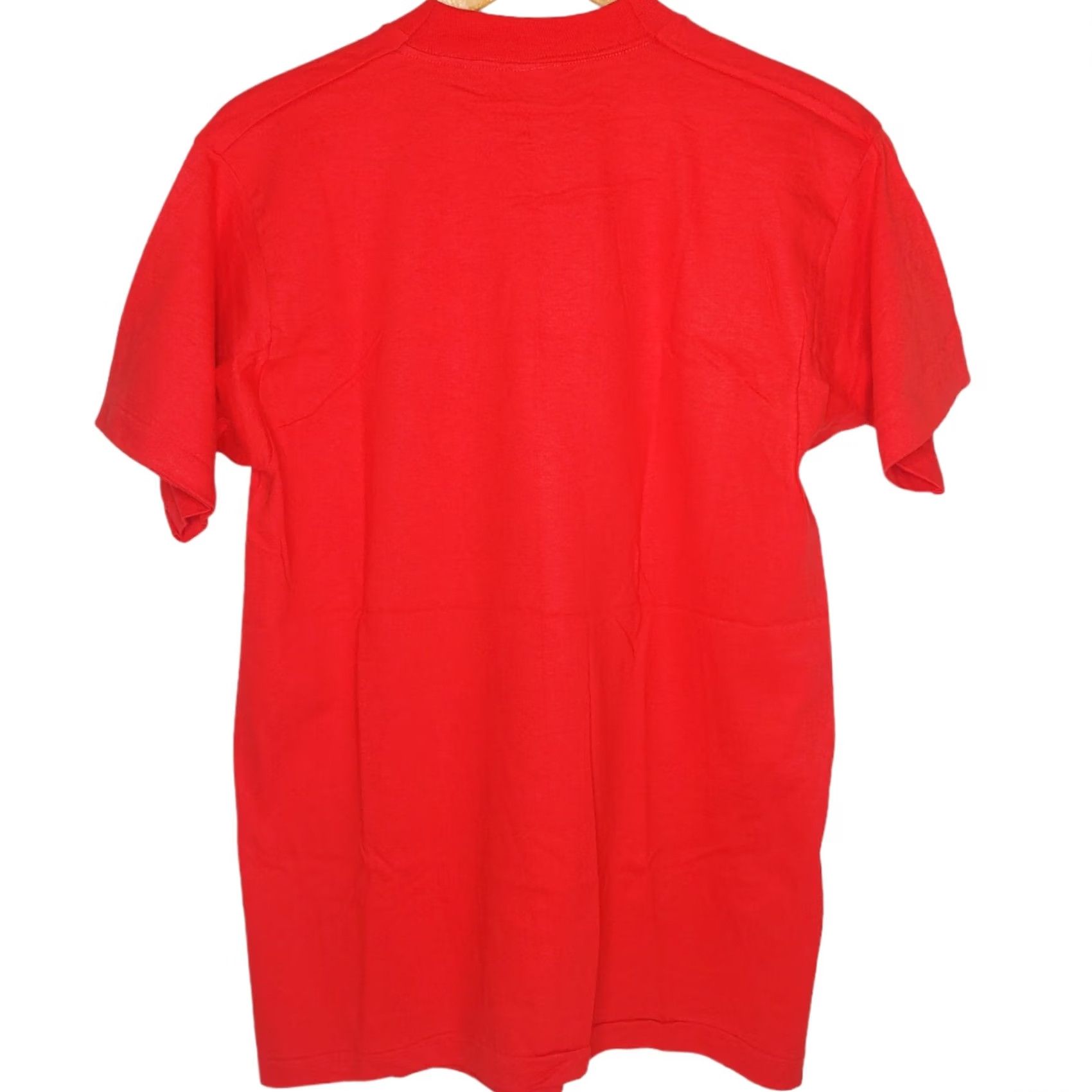 Fruit Of The Loom VINTAGE National Physical Fitness Award Shirt Large Red USA 1990s Single Stitch T-Shirt Mens Cotton Size US L / EU 52-54 / 3 - 3 Thumbnail