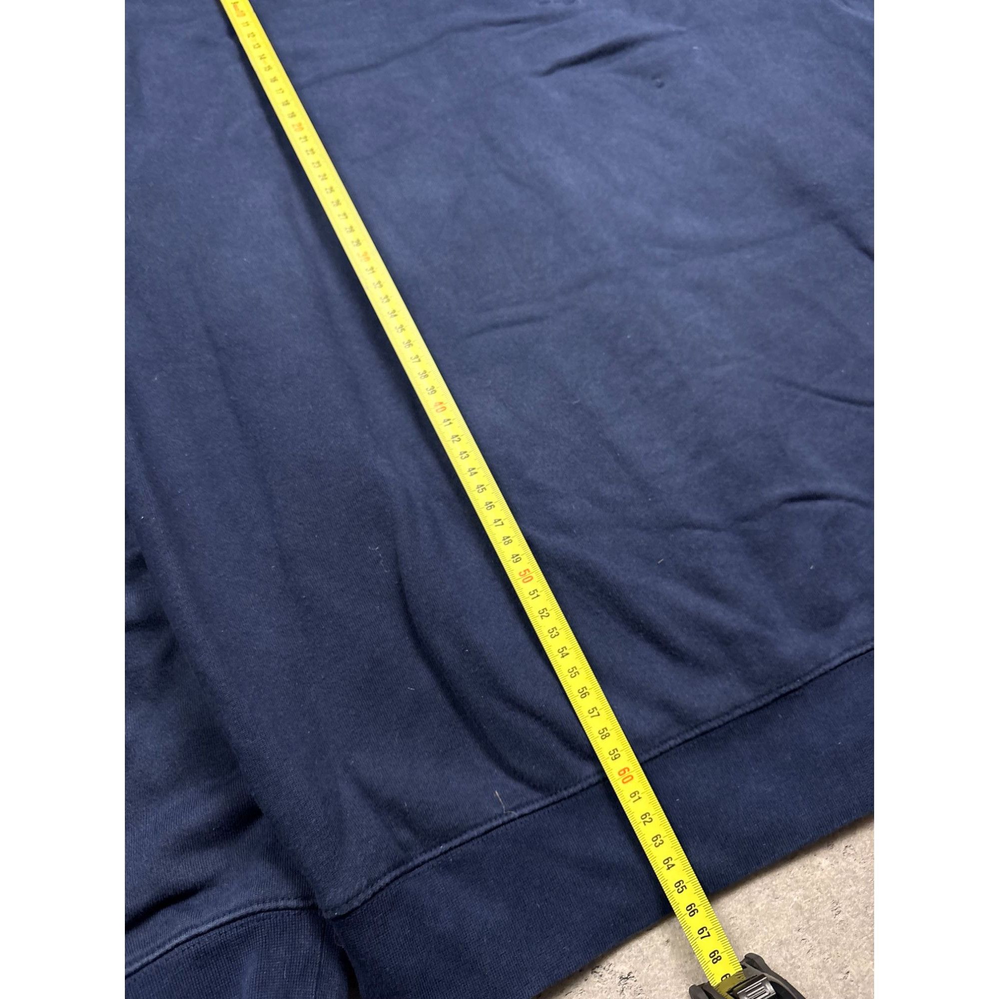 Lacoste Lacoste Mens Navy Blue Full-Zip Hoodie With Embroidered Logo Size US L / EU 52-54 / 3 - 8 Thumbnail