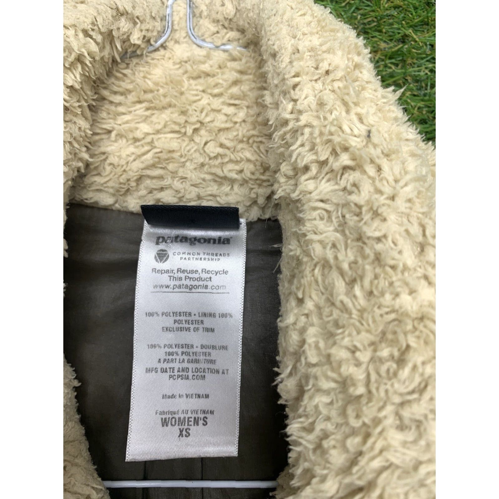 Patagonia Patagonia Jacket Womens XS Pale Khaki Los Lobos Full Zip Lined Fleece LS Size XS / US 0-2 / IT 36-38 - 7 Thumbnail