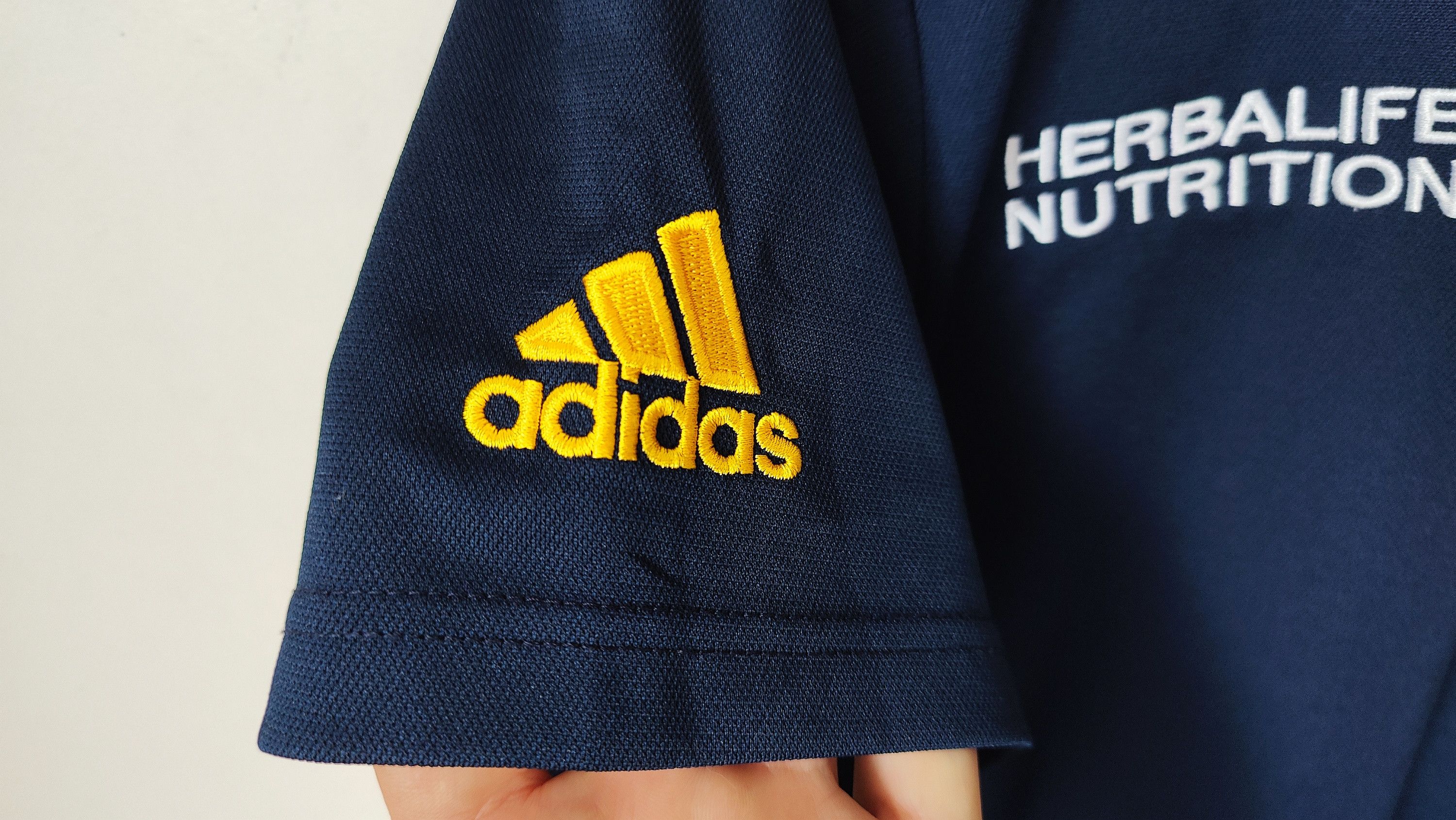 Adidas LA Galaxy x Adidas 2015 Herbalife Soccer Polo Jersey Size US XL / EU 56 / 4 - 5 Thumbnail