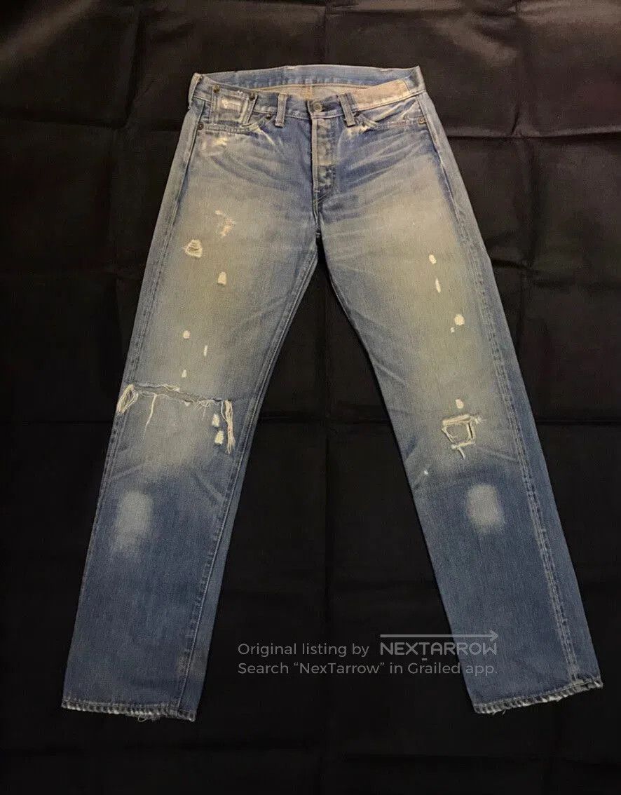 Levi's Vintage Clothing levis lvc 66501-0073 jeans with red ear. Size US 31 - 1 Thumbnail