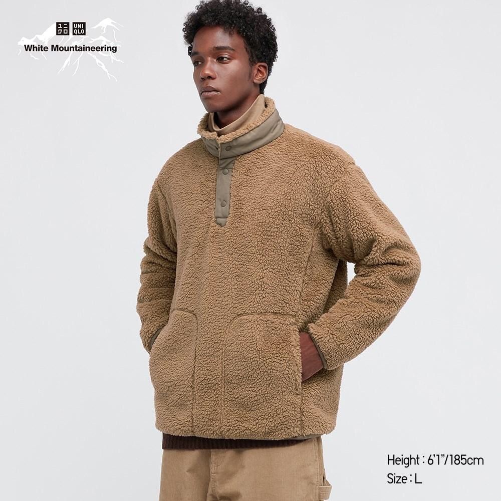 Uniqlo × White Mountaineering White Mountaineering X Uniqlo Oversized Pullover Fleece Size US XL / EU 56 / 4 - 1 Thumbnail