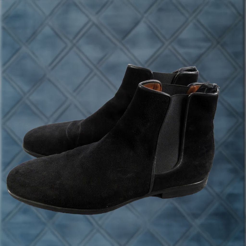 Aquatalia Aquatalia Chelsea Boots Mens Size 12 Black Suede Leather Lined Made In Italy Chelsea Boots Mens Black Suede Leather Lined Italian Made Size US 12 / EU 45 - 1 Thumbnail